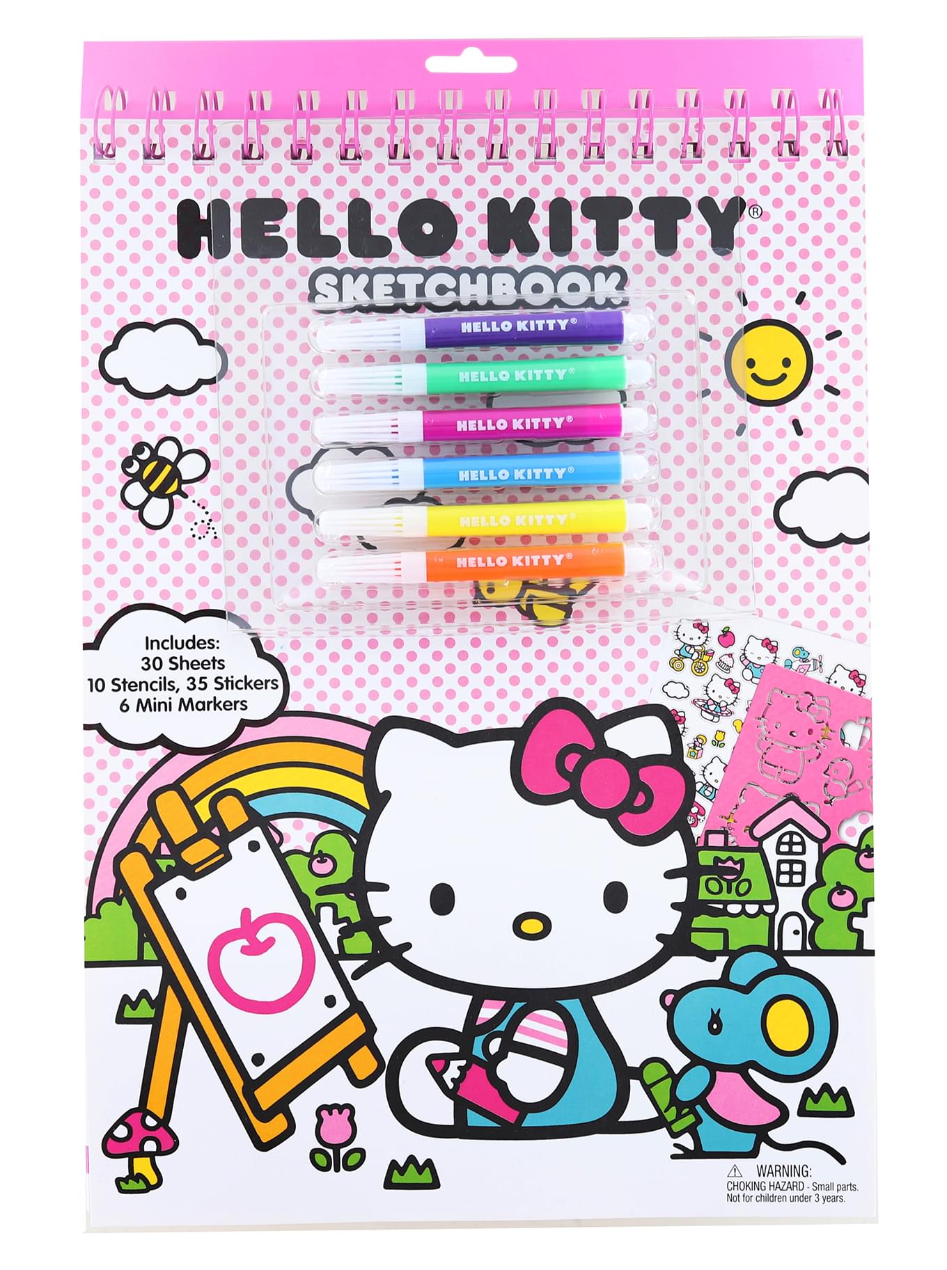 Hello Kitty Activity Sketchbook | 30 Sheets | Free Shipping