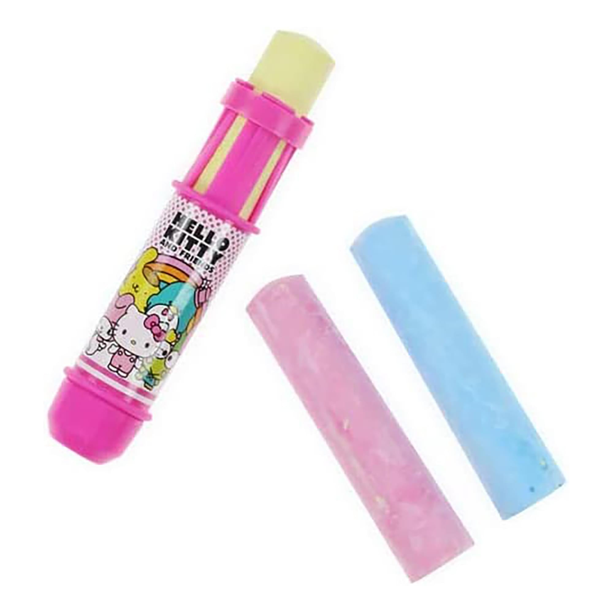 Hello Kitty 3-Piece Jumbo Chalk Set With Holder