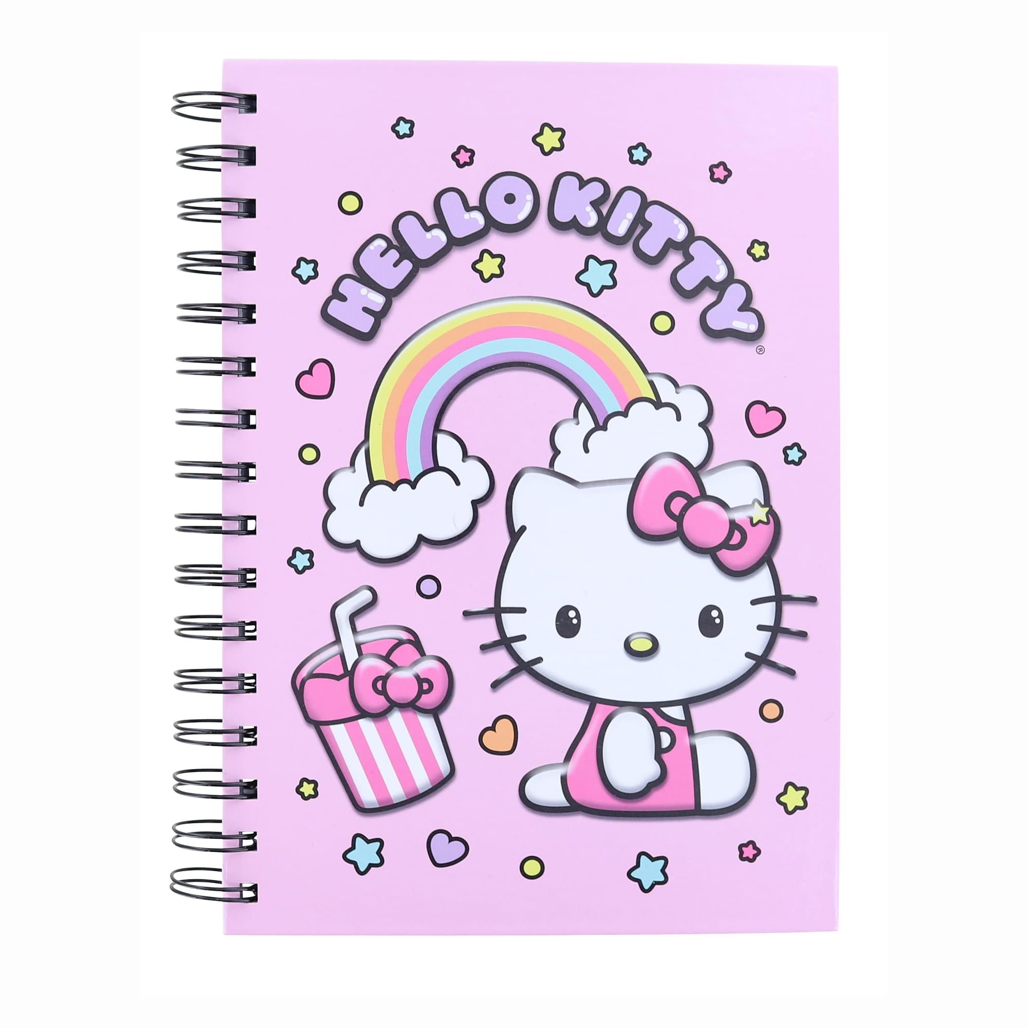 Hello Kitty Rainbow A5 Spiral Notebook
