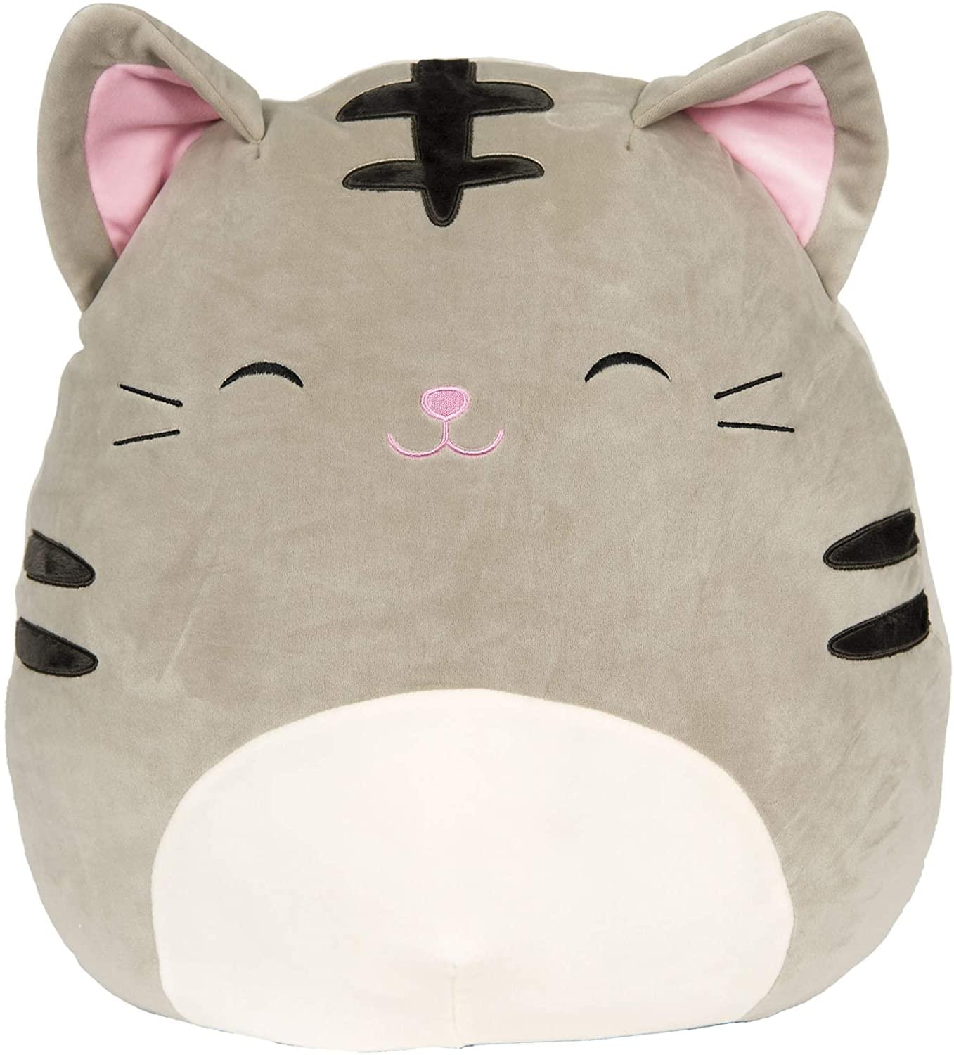 Squishmallow 24 Inch Plush , Tally The Grey Tabby Cat