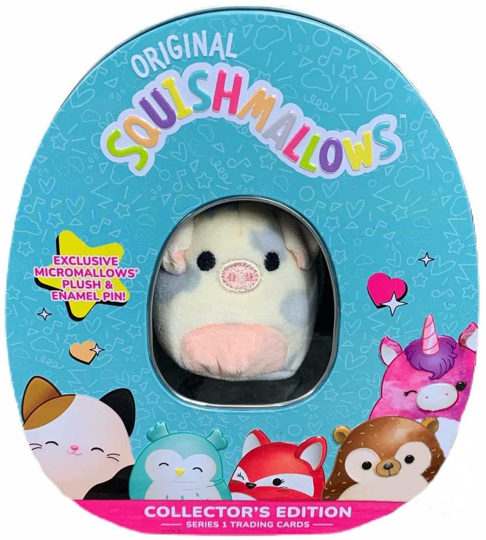 Squishmallow Trading Card Collector Tin Series 1 , Pig
