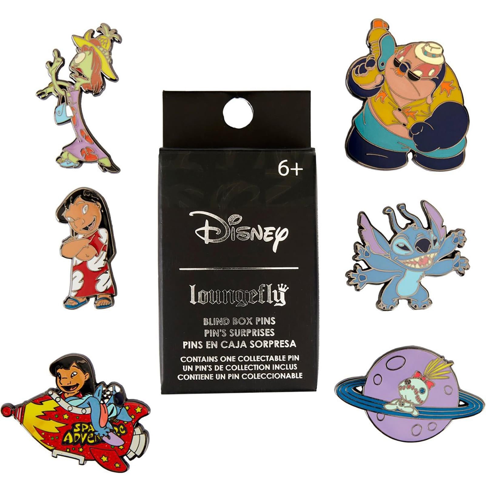 Photos - Brooch Loungefly Disney Lilo & Stitch Space Adventure Blind Box | One Random Box LFY-WDPN27 