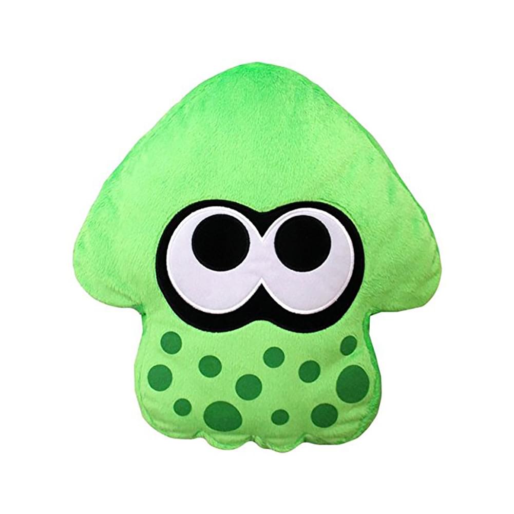 Splatoon 2 14 Plush Pillow: Squid, Neon Green
