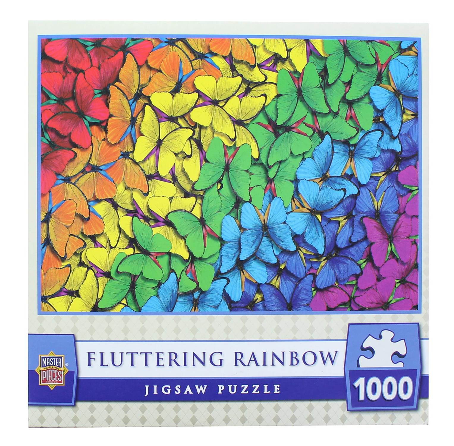 MasterPieces 1000 Piece Jigsaw Puzzle , Fluttering Rainbow