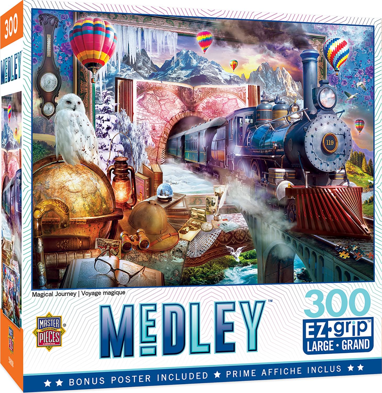 Magic journey. Railcar Puzzle. A Magical Journey.