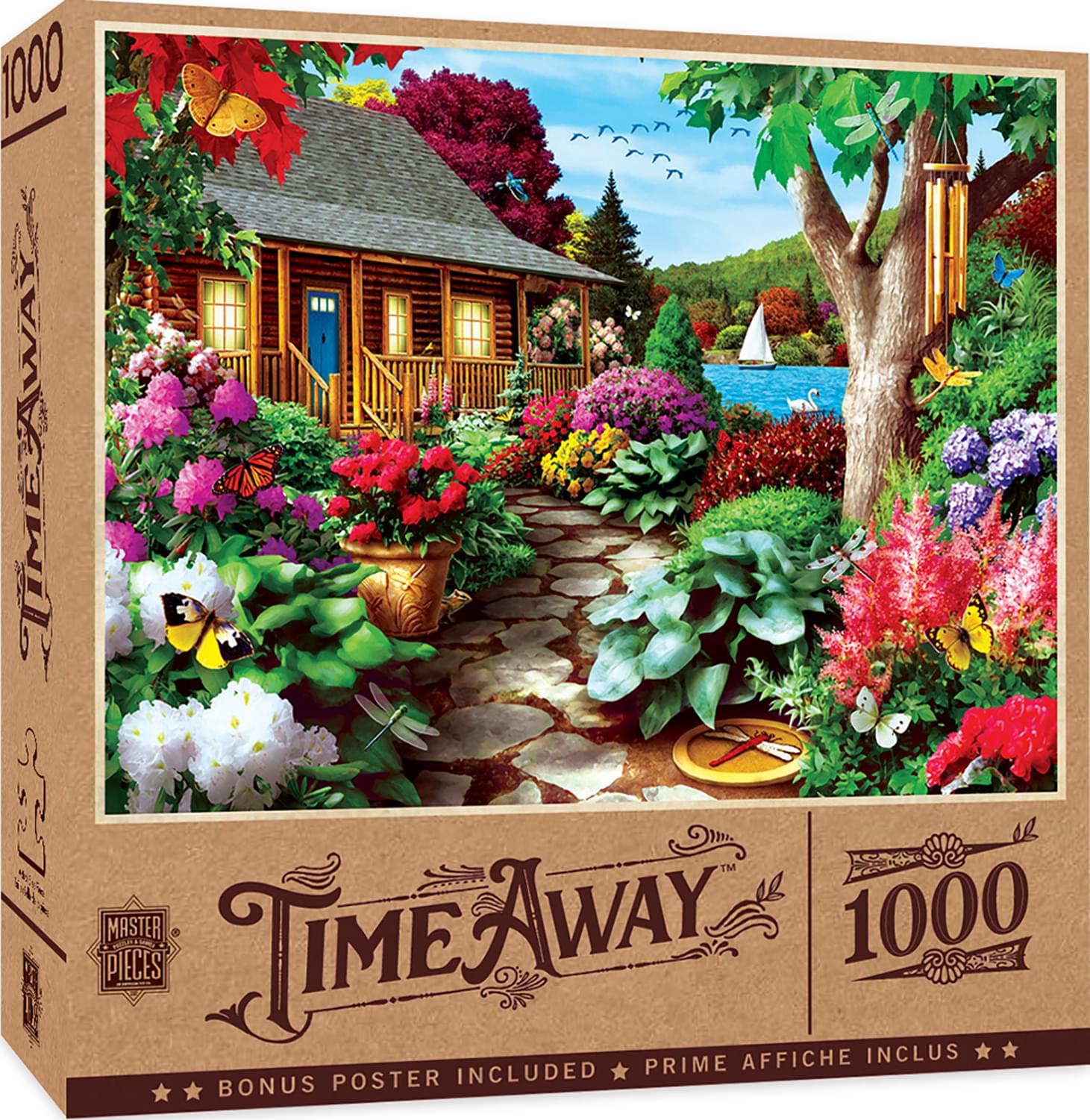 Dragonfly Garden 1000 Piece Jigsaw Puzzle