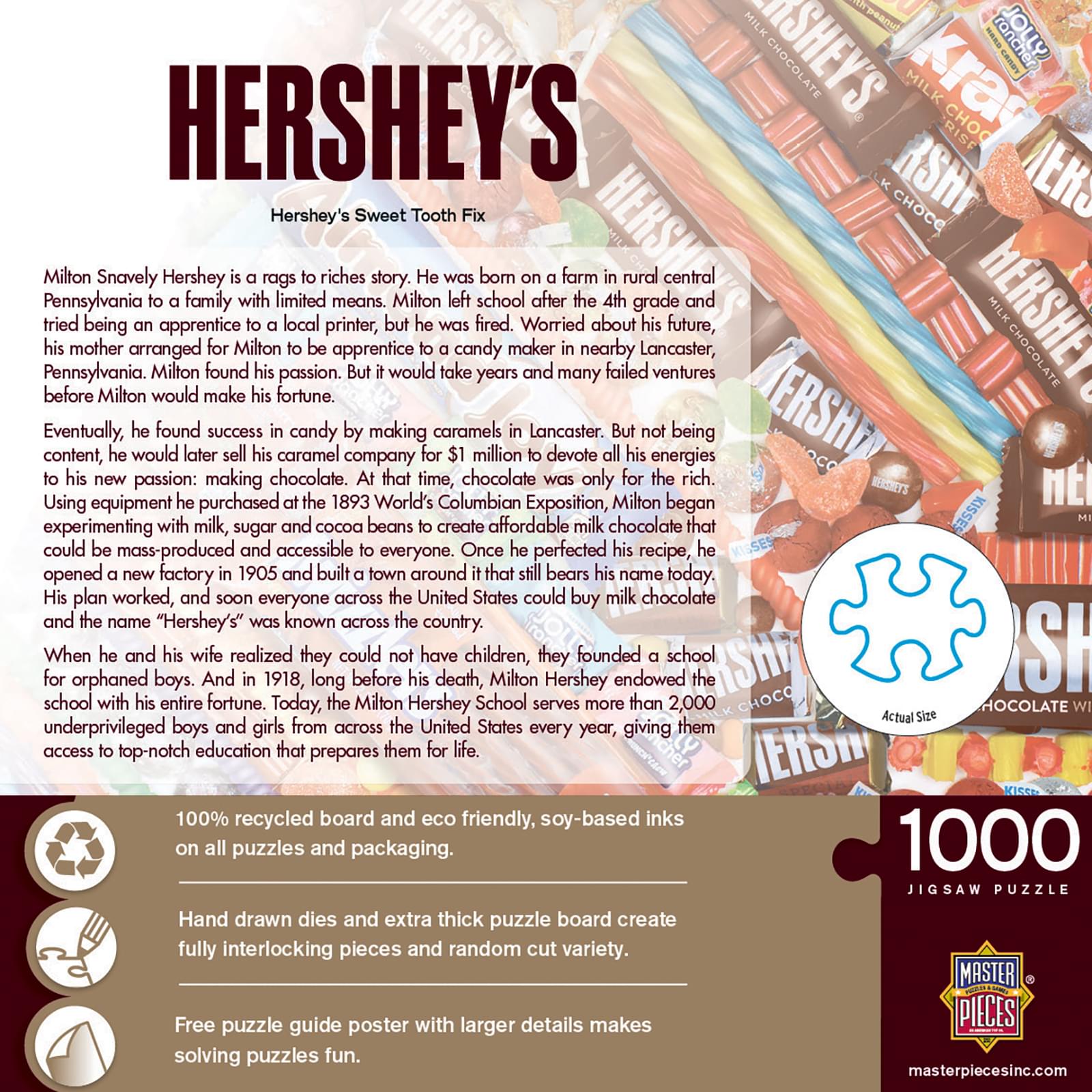 Hershey's Sweet Tooth Fix 1000 Piece Jigsaw Puzzle | Free Shipping ...