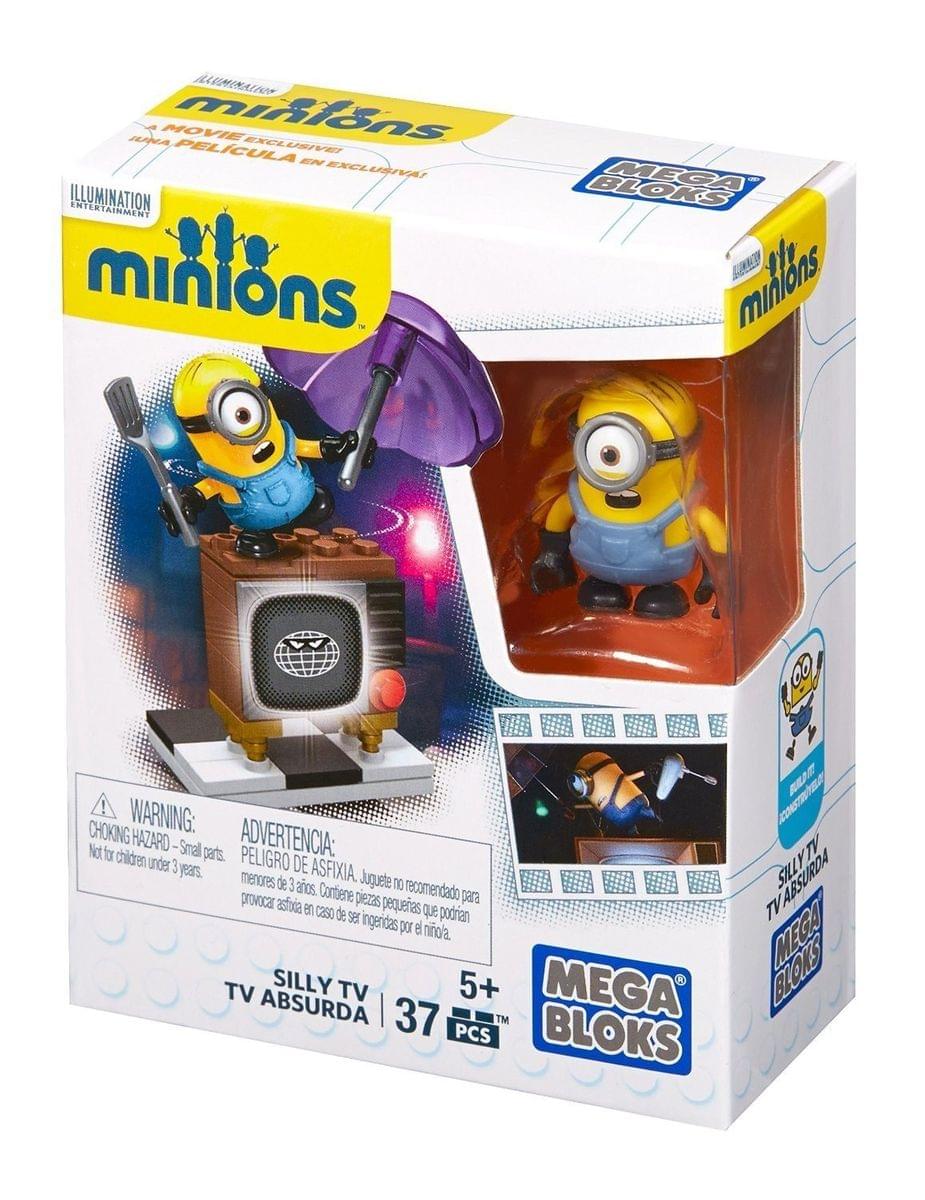 Minions Mega Bloks 37-Piece Construction Set, Silly TV