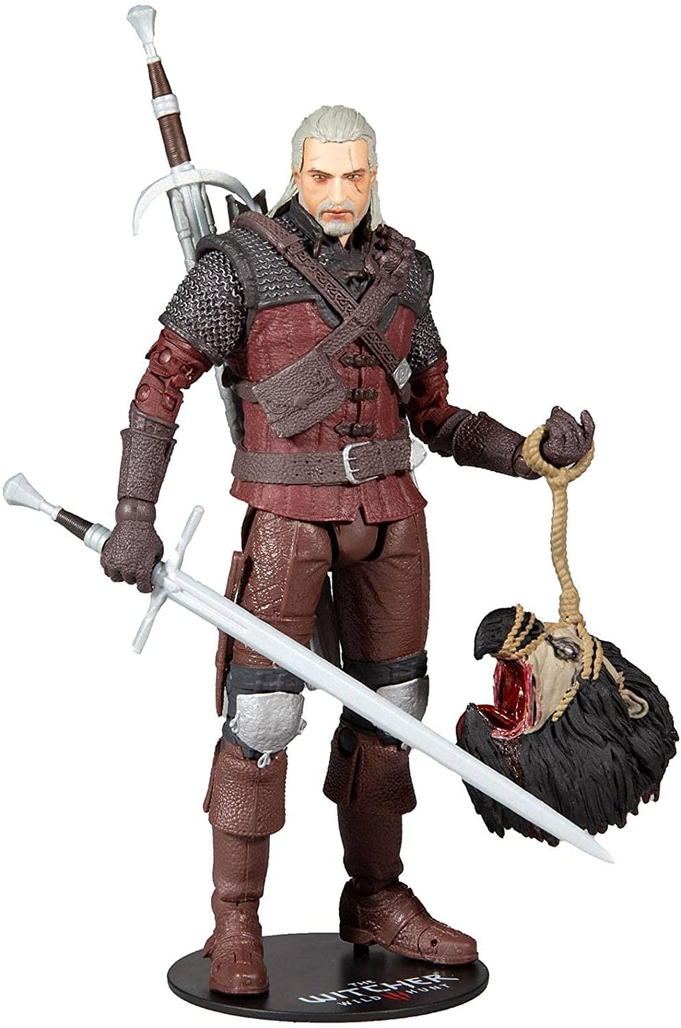 Photos - Action Figures / Transformers McFarlane Toys The Witcher 7 Inch Action Figure | Geralt of Rivia  MCF-13406 (Wolf Armor)