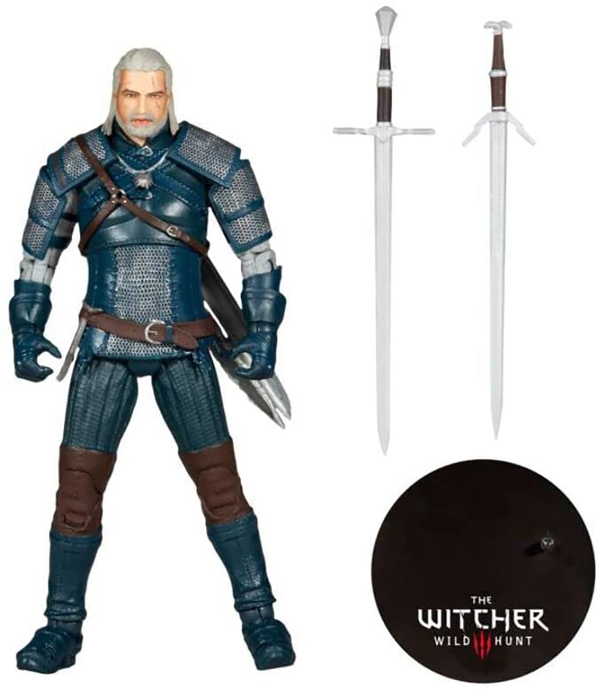 The Witcher 7 Inch Action Figure , Geralt Of Rivia (Viper Armor: Teal)