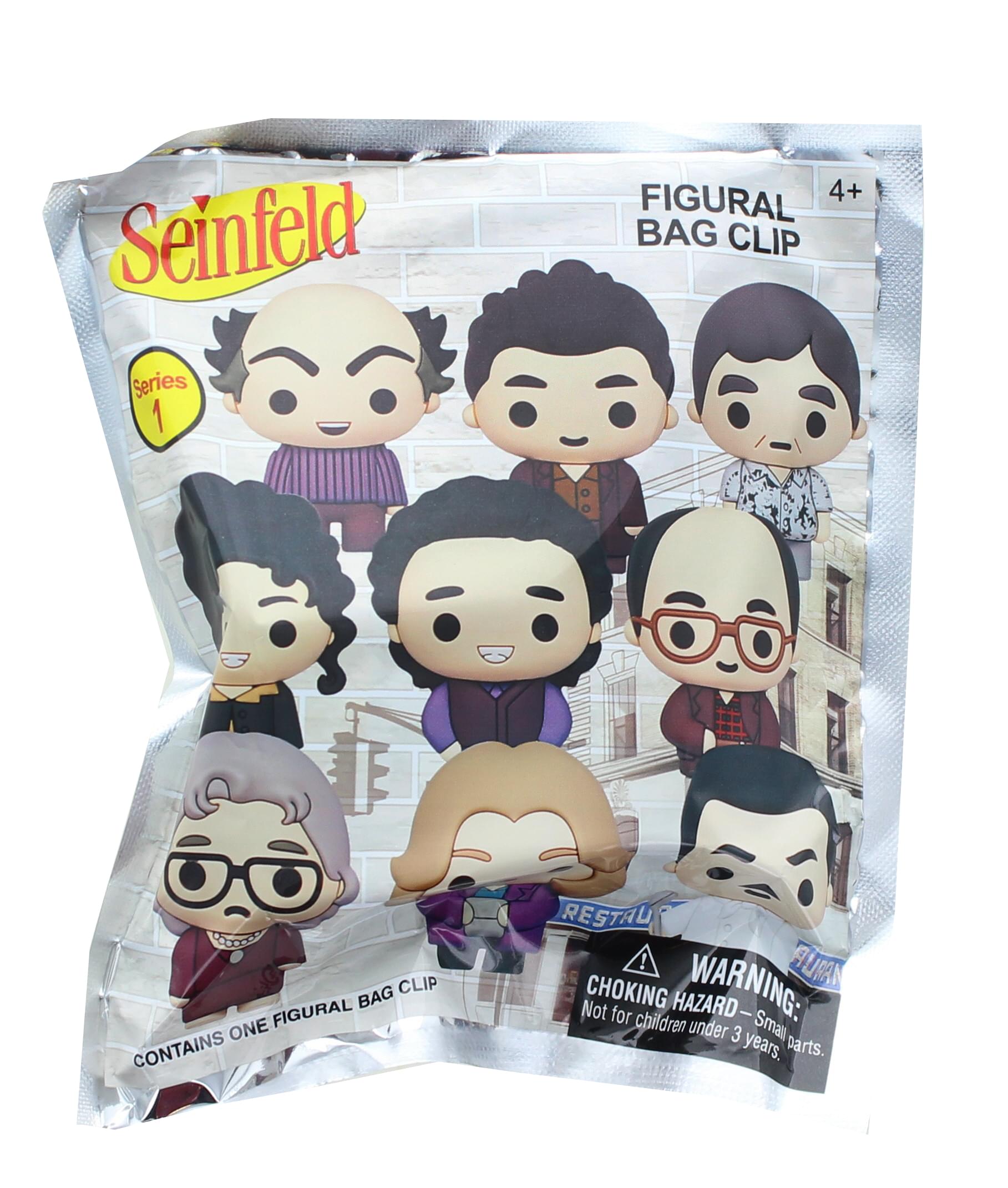 Seinfeld Series 1 Blind Bagged 3D Foam Figural Bag Clip , 1 Random