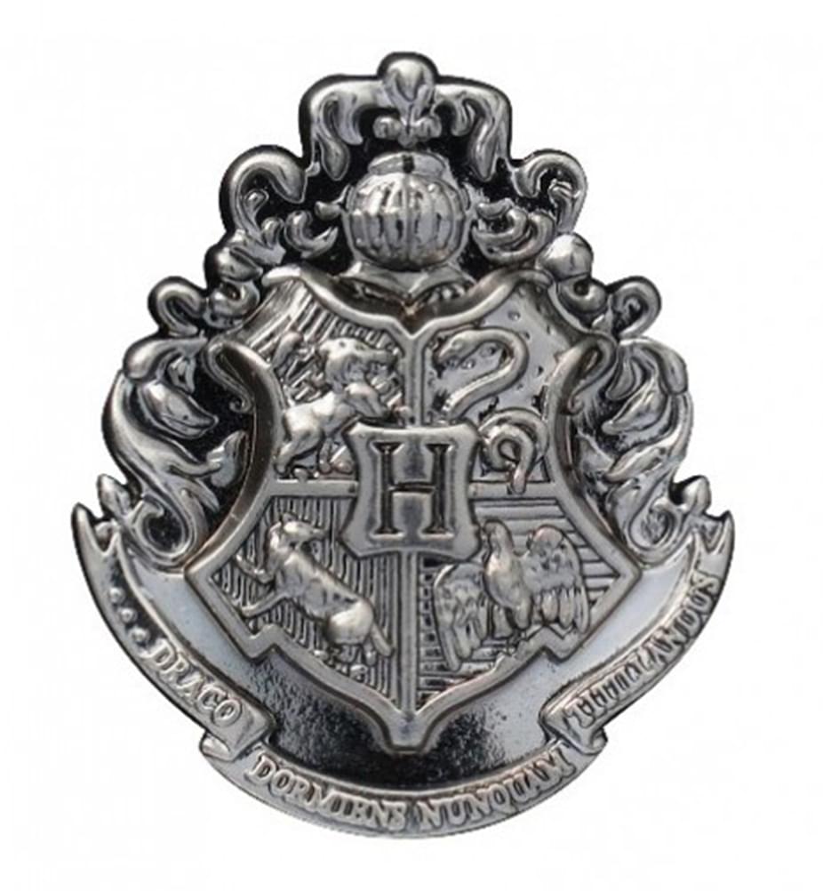 Harry Potter Hogwarts School Crest Pewter Lapel Pin