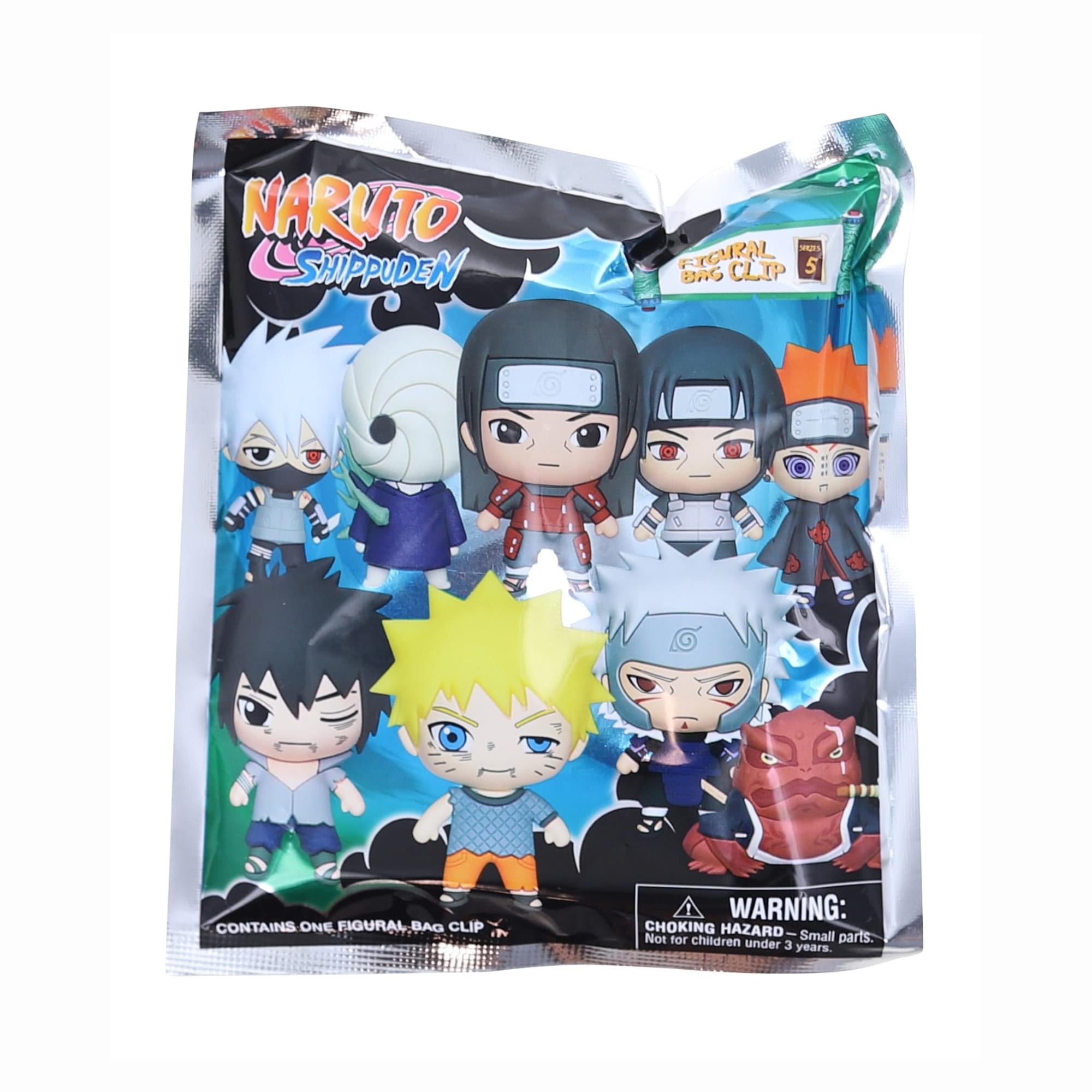 Naruto Series 5 3D Foam Bag Clip , 1 Random