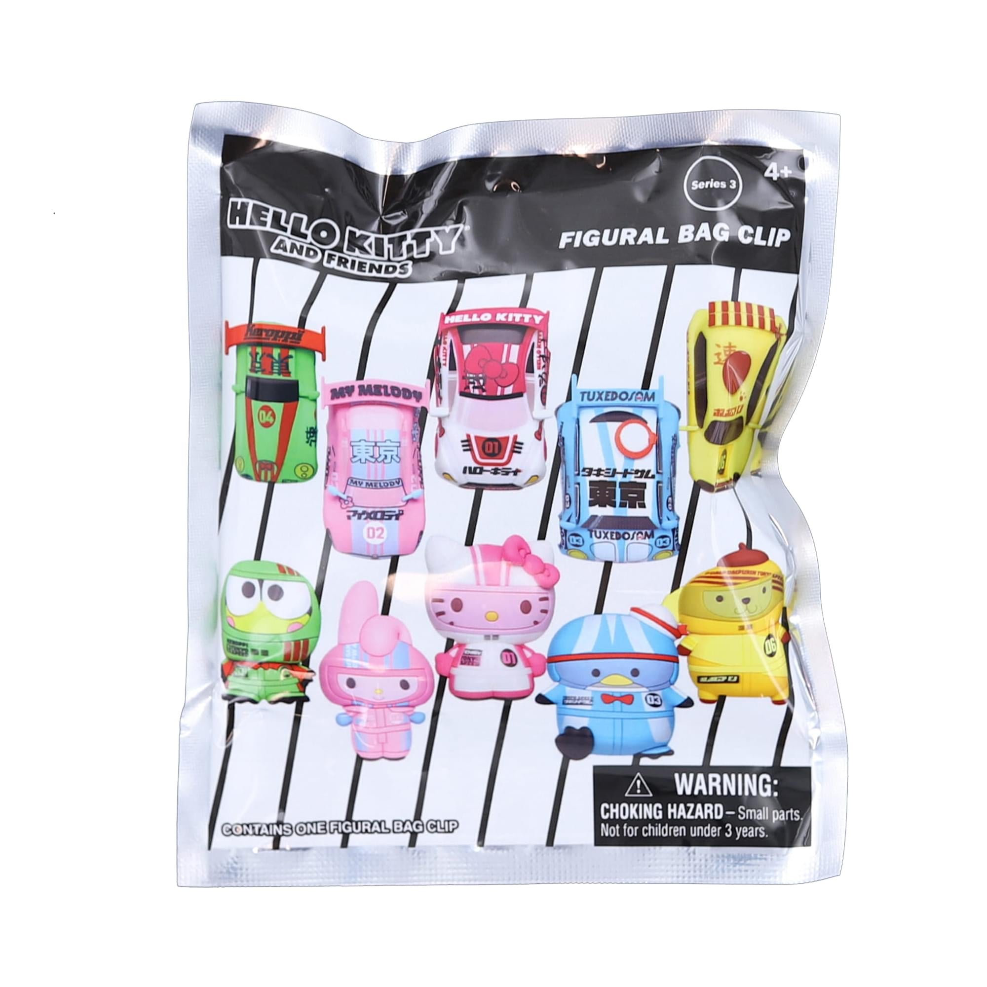 Hello Kitty & Friends Series 3 3D Foam Bag Clip , One Random