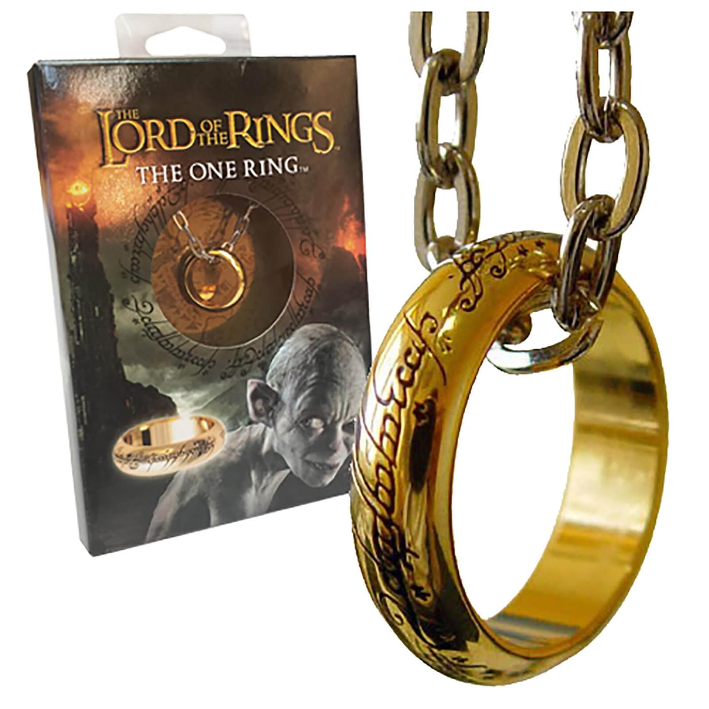 The Lord Of The Rings Gold Plated One Ring Replica
