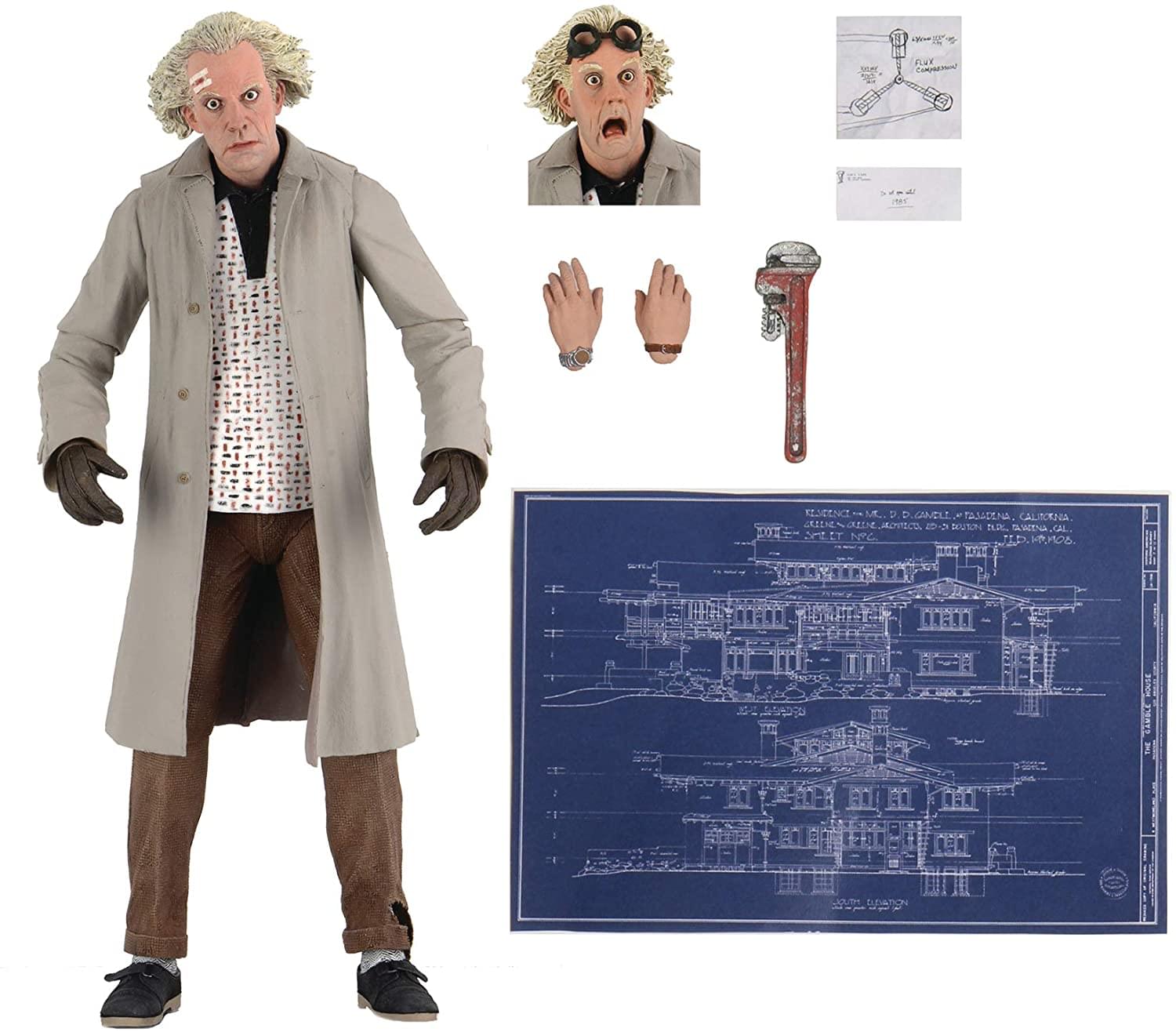 Photos - Action Figures / Transformers NECA Back To The Future Doc Brown 7 Inch Action Figure NEC-208712-C 