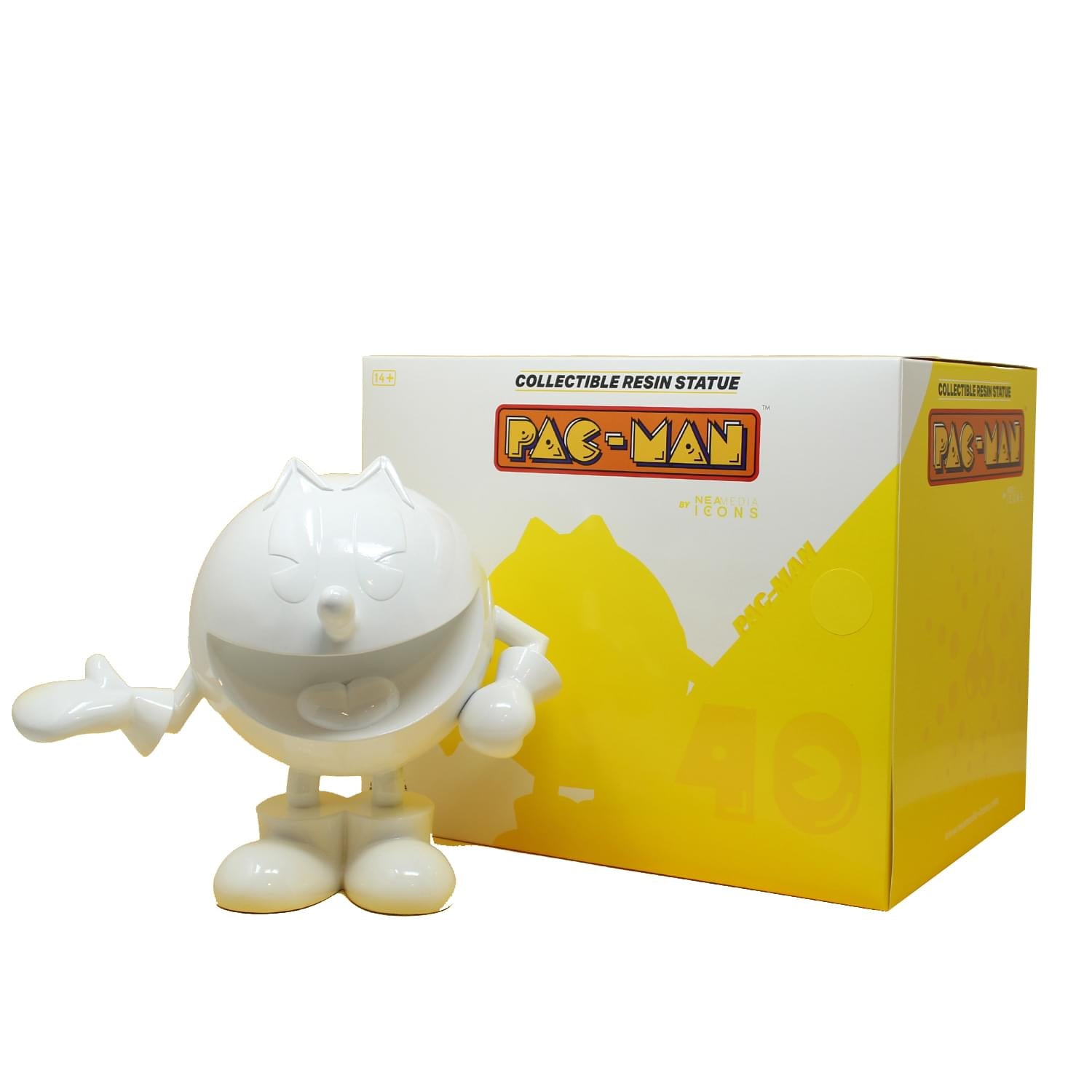 Pac-Man Mini Icons 7.9 Inch Collectible Resin Statue , White