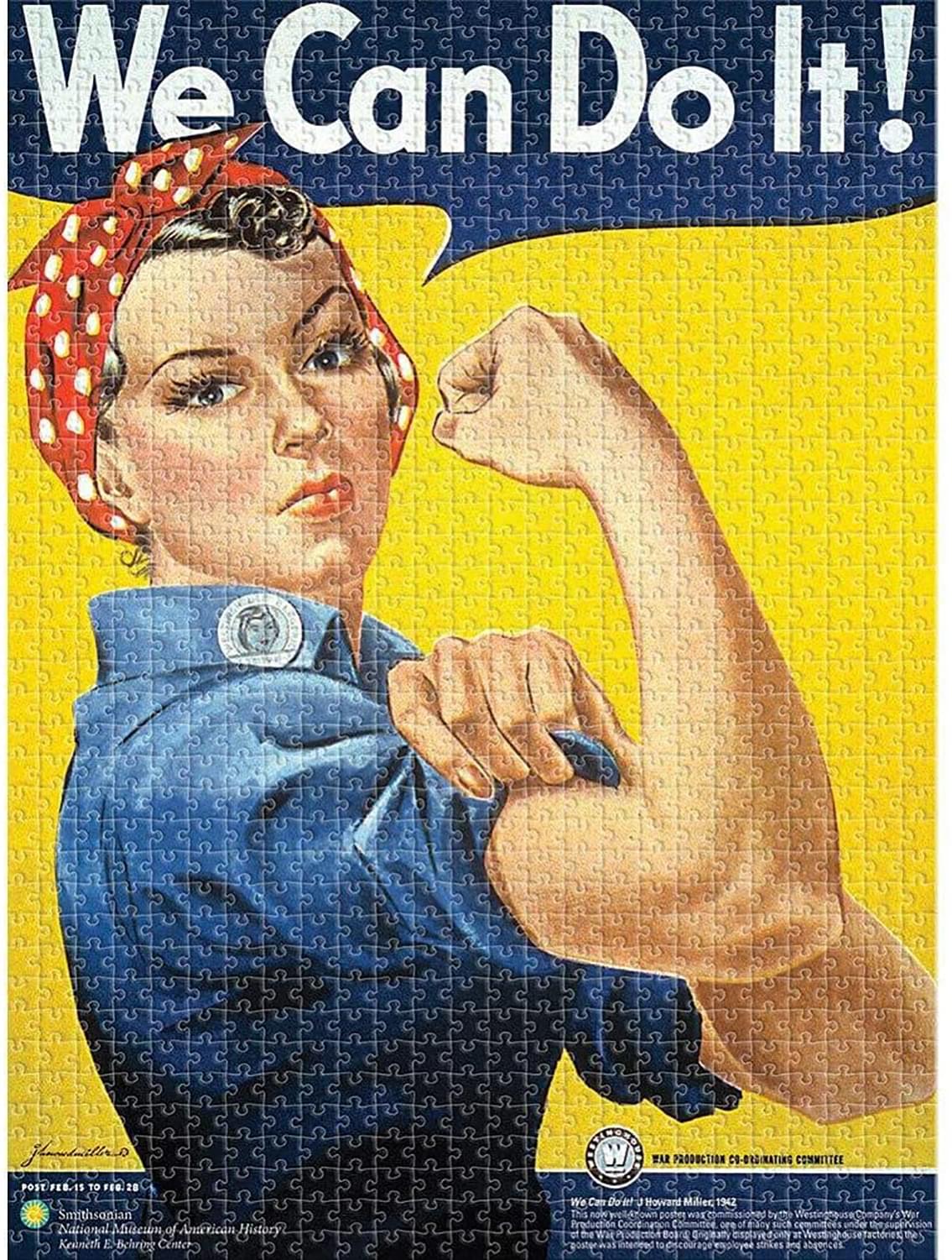 Smithsonian Rosie The Riveter 1000 Piece Jigsaw Puzzle