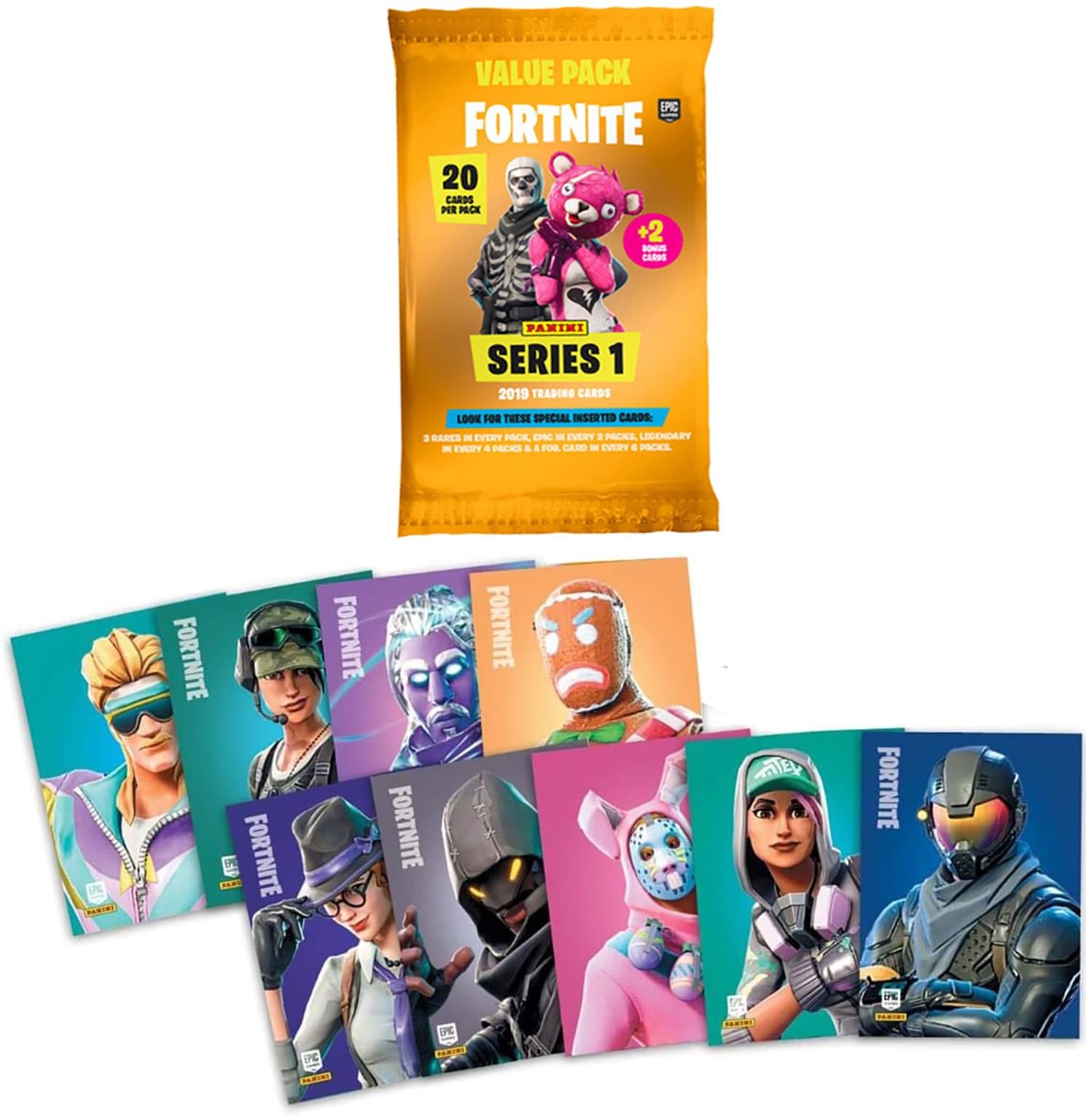 Fortnite Series 1 2019 Panini Trading Cards , 1 Pack , 20 Cards