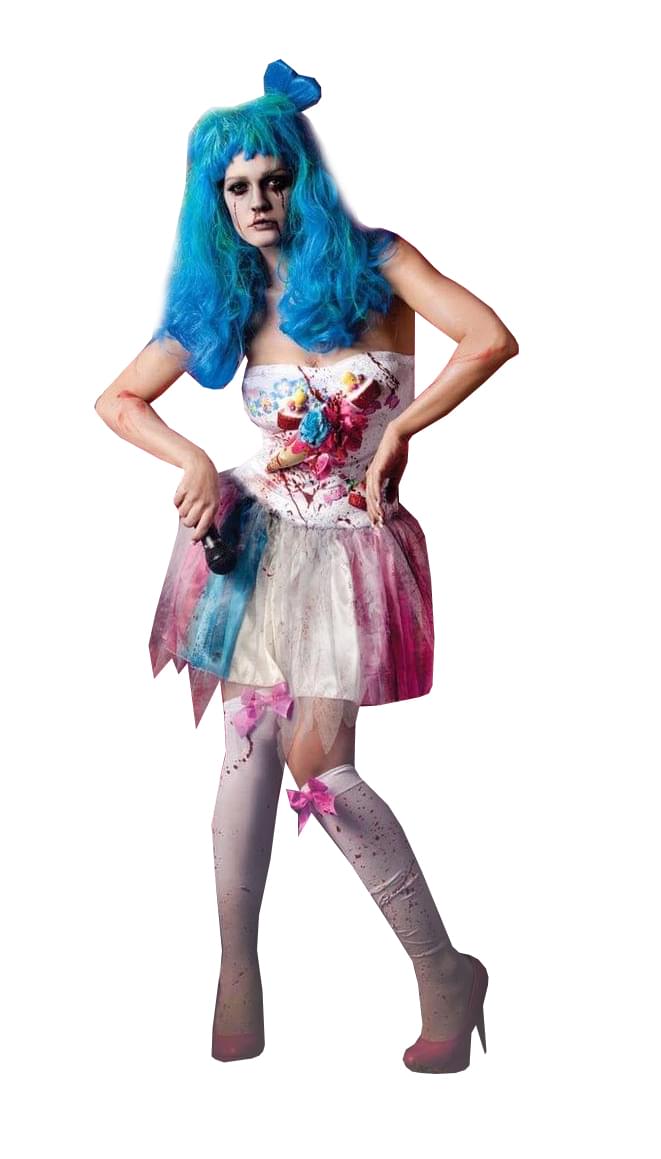 Sexy Zombie Candy Girl Dress Costume Adult | Free Shipping