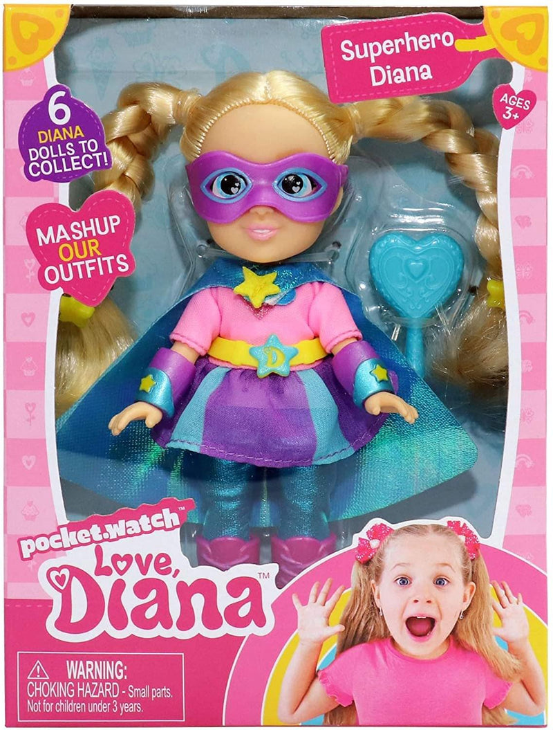 Love Diana 6 Inch Doll Superhero Diana Free Shipping Toynk Toys 
