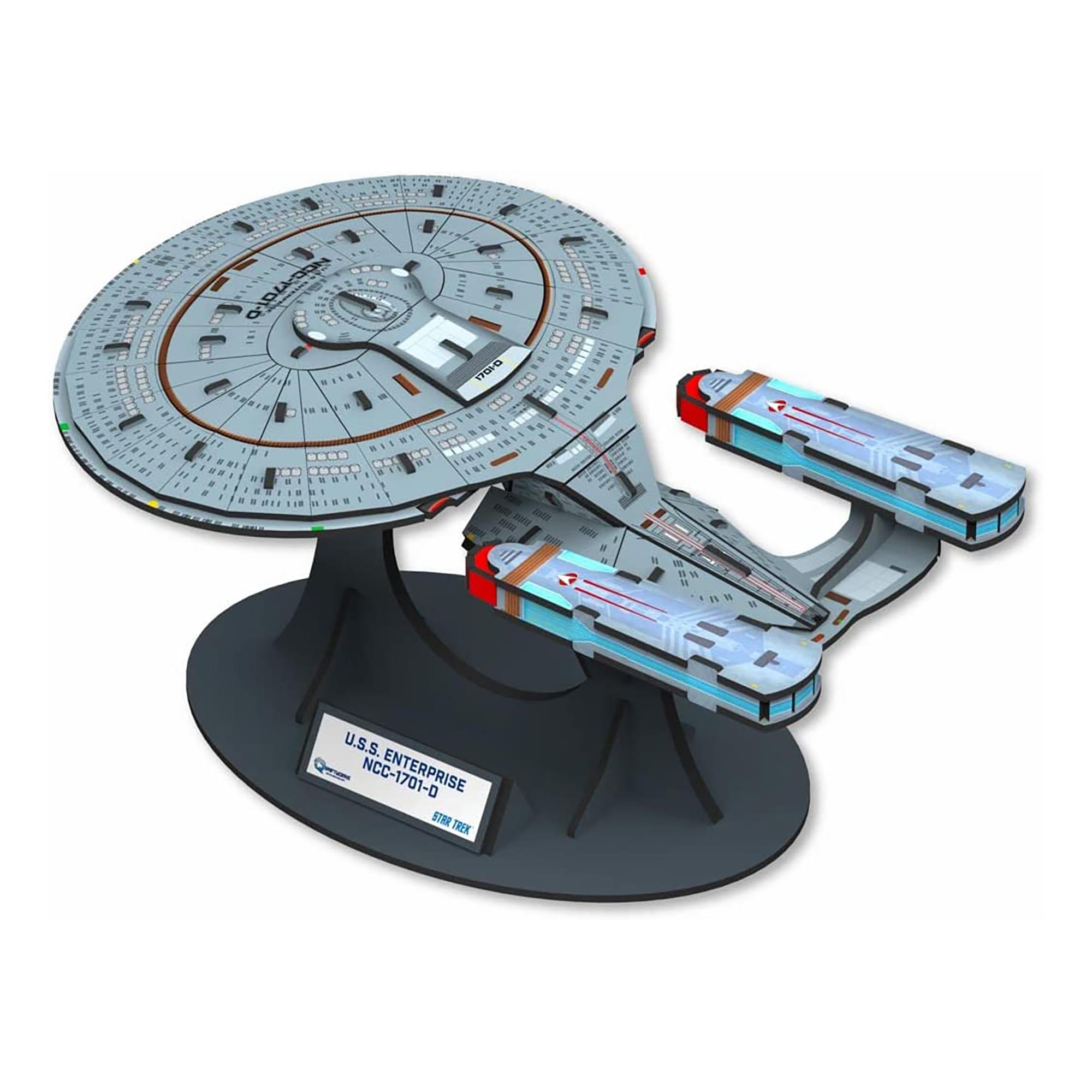 Star Trek Qraftworks PuzzleFleet , USS Enterprise D NCC-1701-D