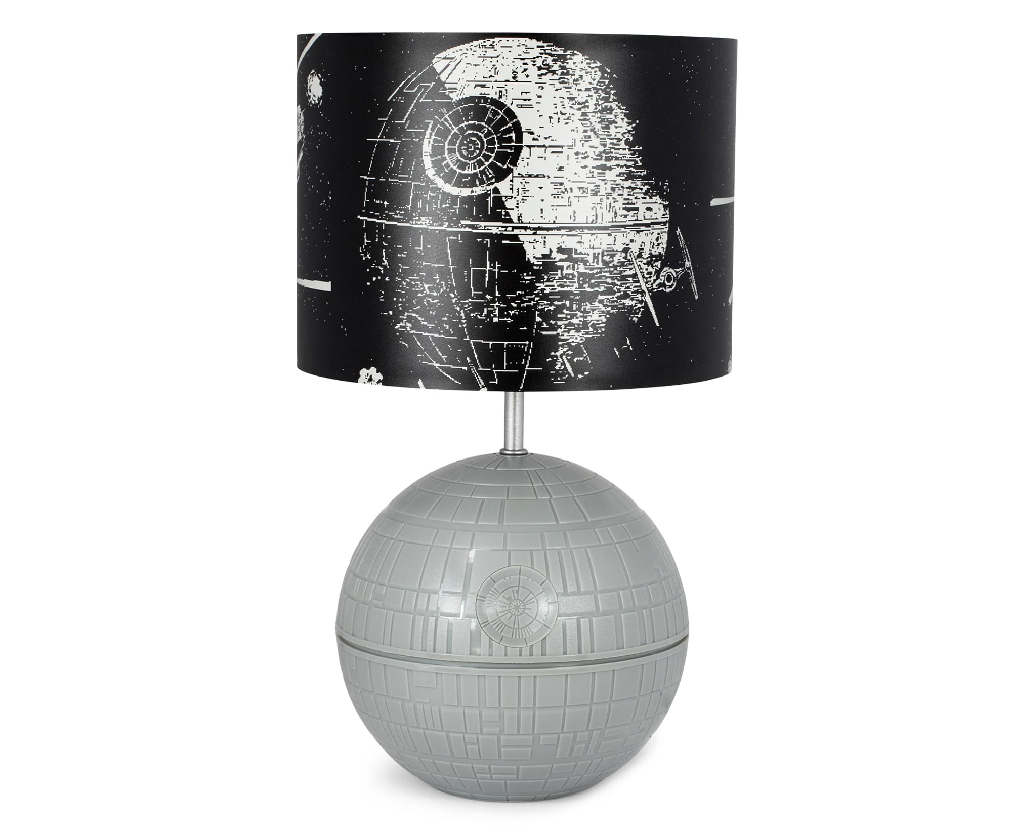 Photos - Floodlight / Street Light Star Wars Death Star 3D Touch Lamp | LED Lamp With Printed Shade | 14 Inch