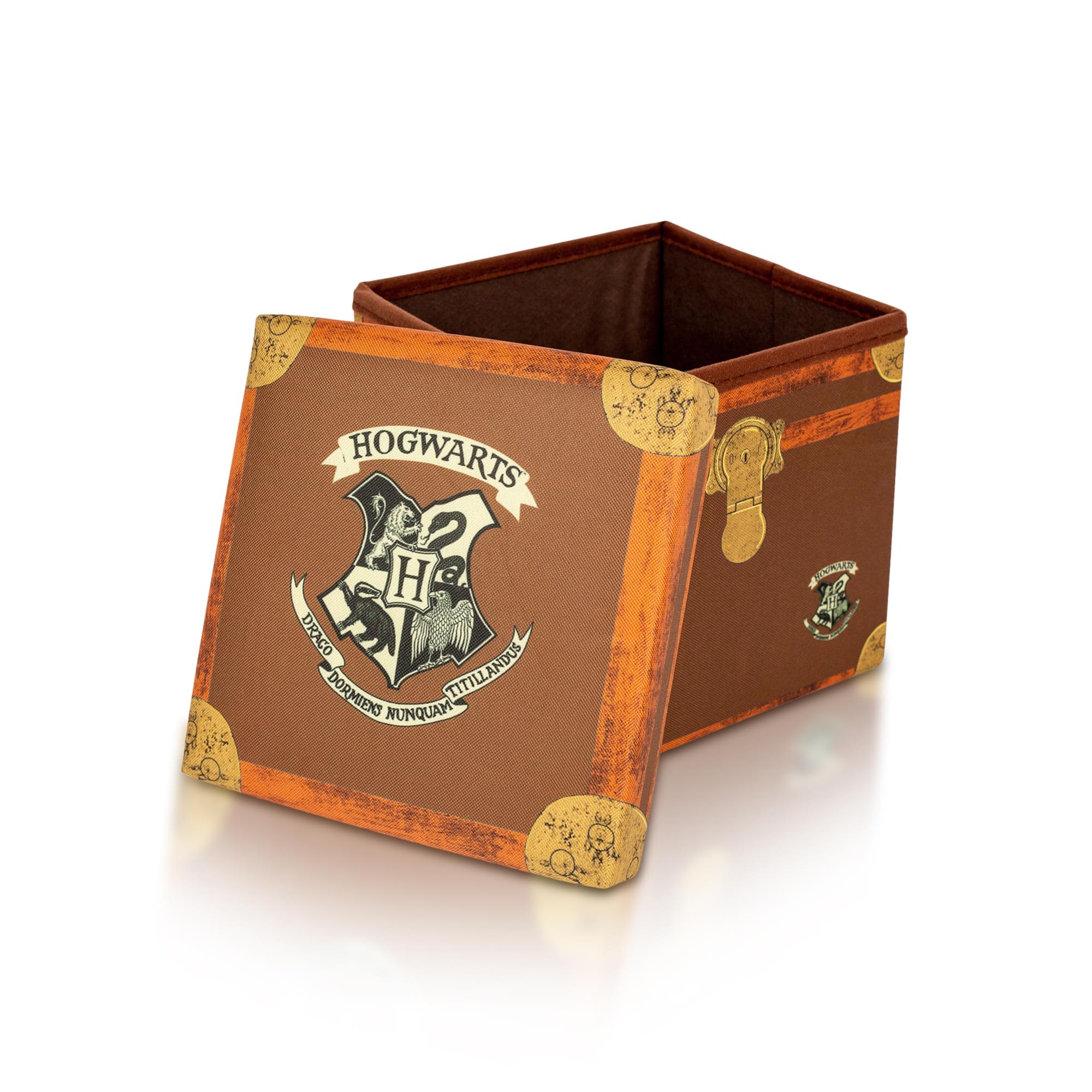 Harry Potter Hogwarts Storage Bin With Lid , 10 Inches