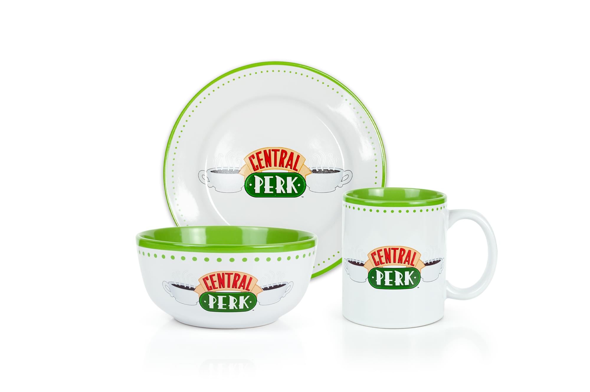 Friends Central Perk Coffee House Dining Set Collection , 3-Piece Dinner Set