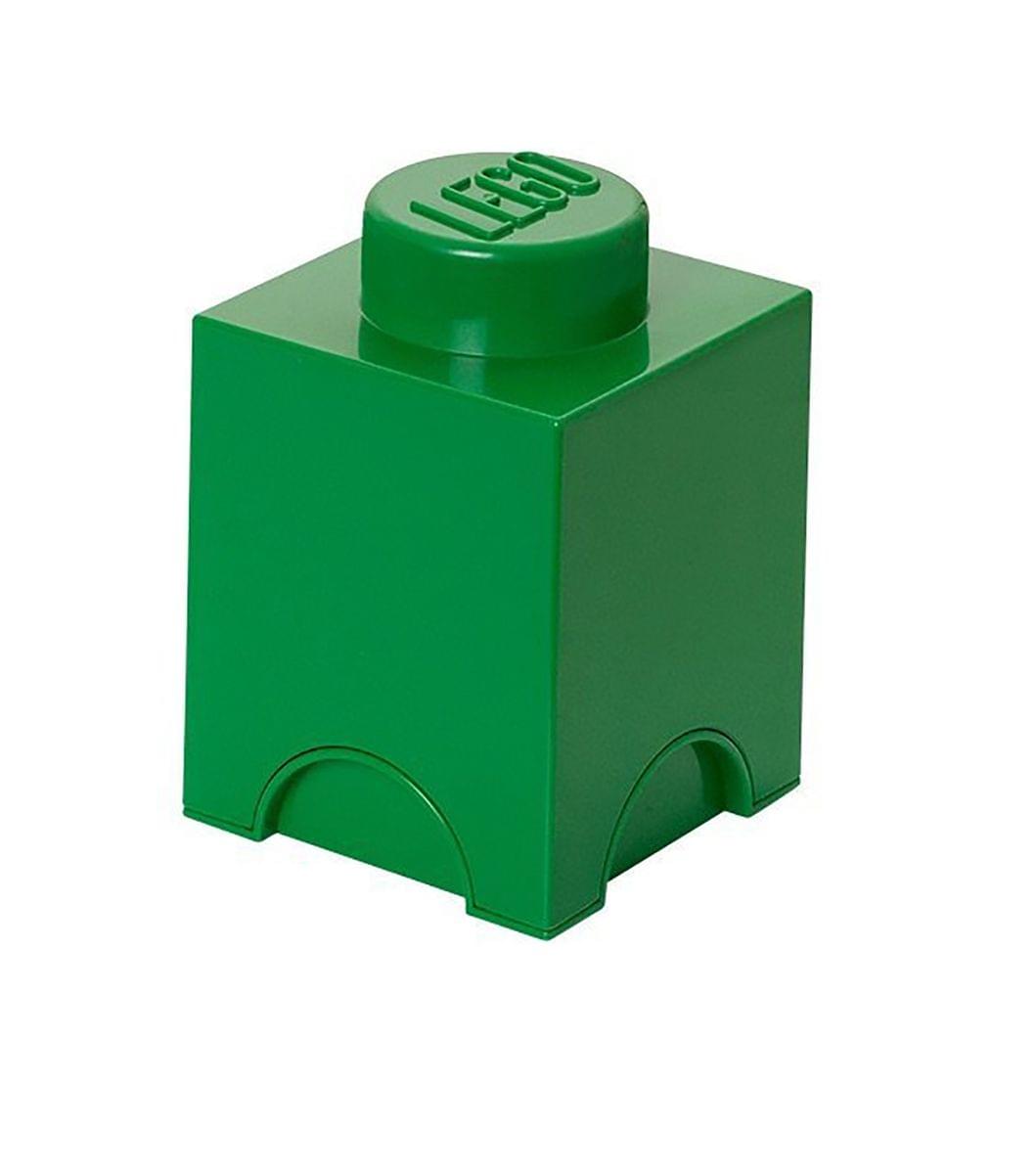 green lego storage box