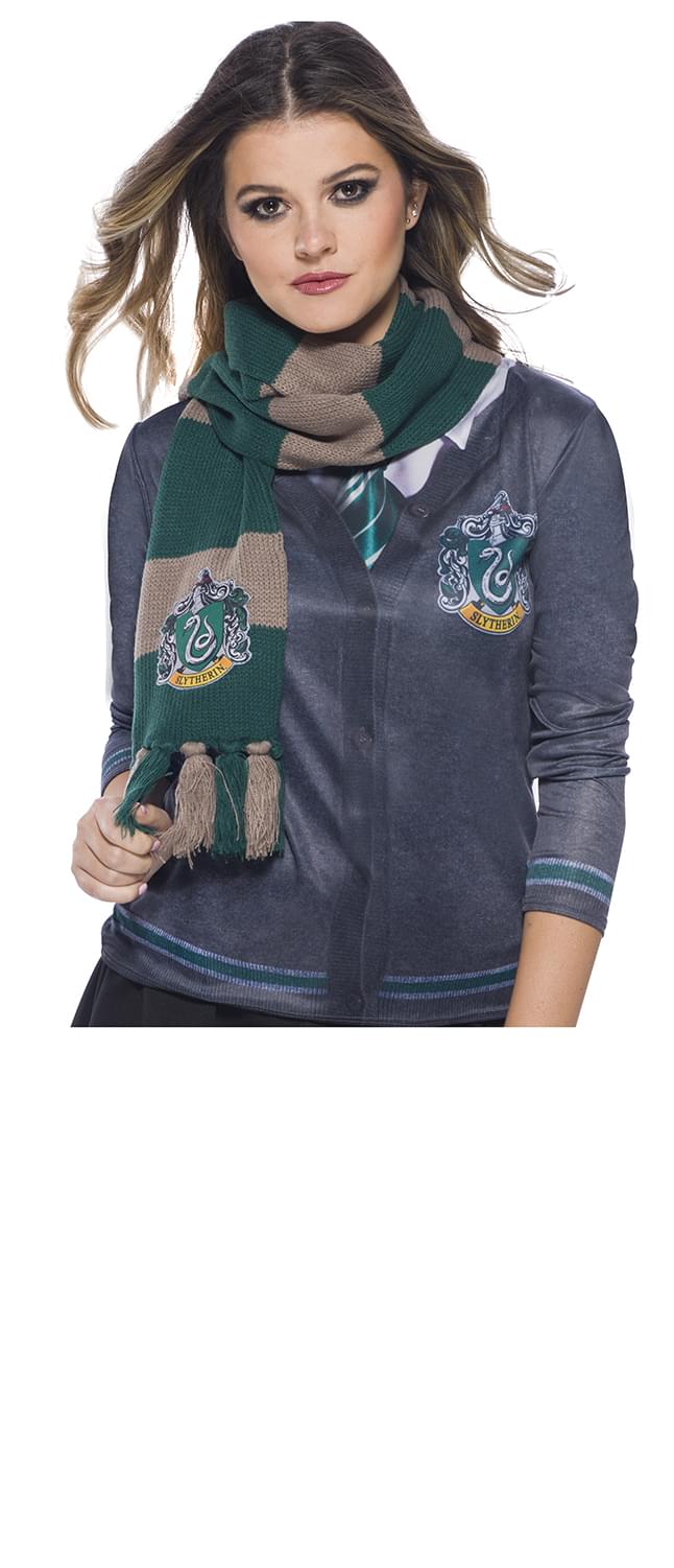 Harry Potter House Slytherin Deluxe Knit Costume Scarf