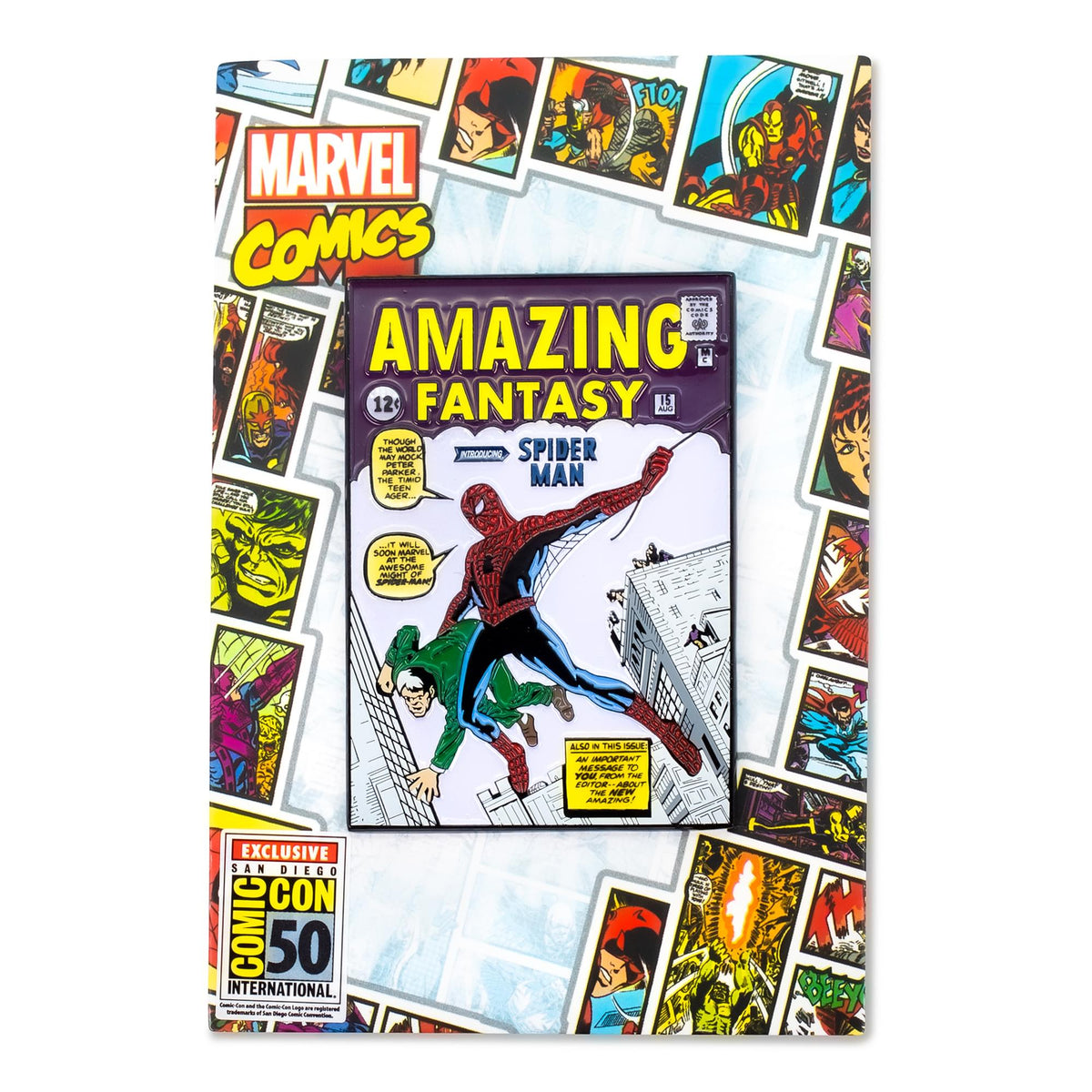 Marvel Spider-Man 1st Appearance Exclusive Enamel Pin | Free Shipping