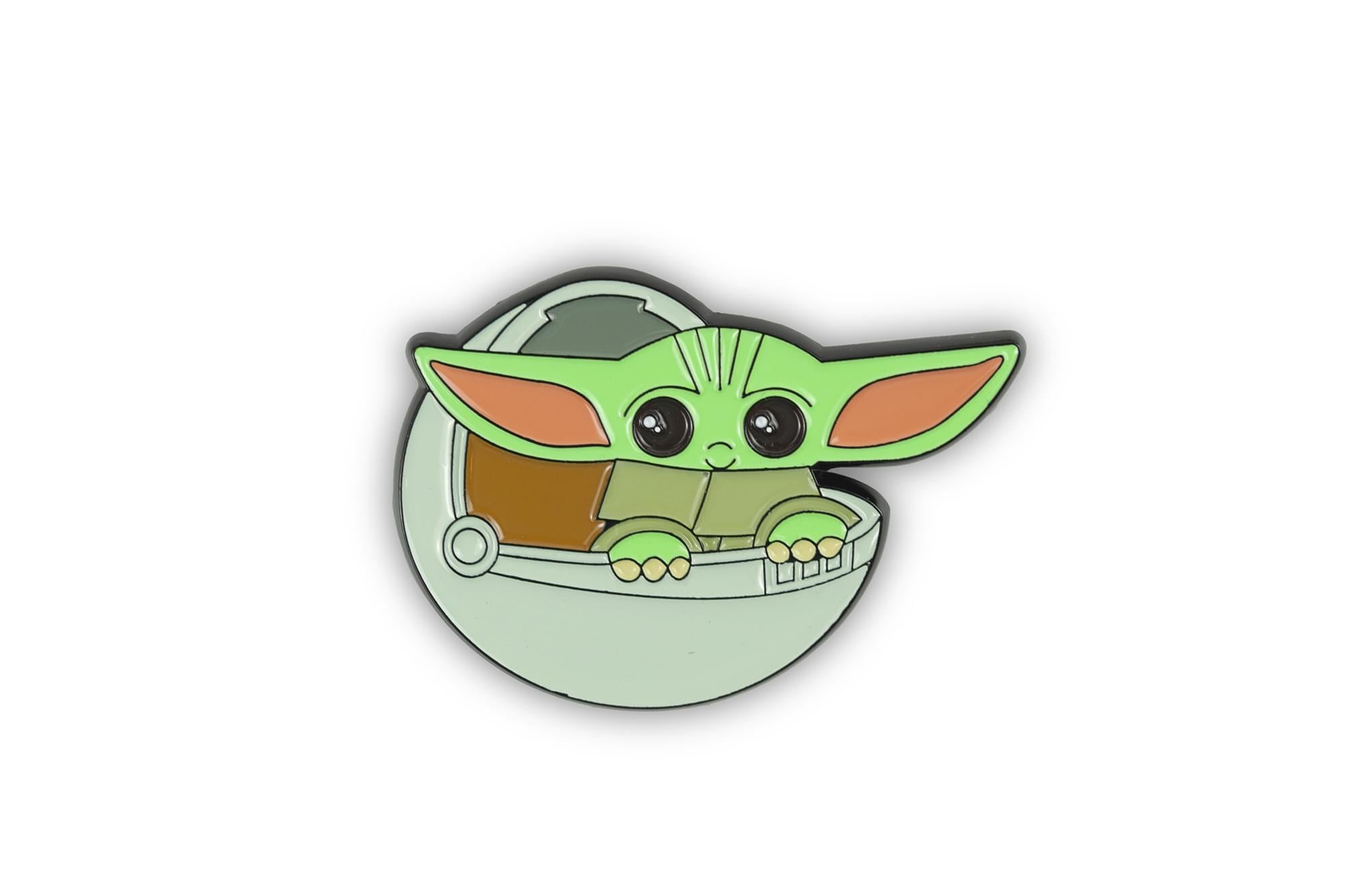 Star Wars Exclusive Enamel Pin Baby Yoda In Carriage Free Shippi Toynk Toys