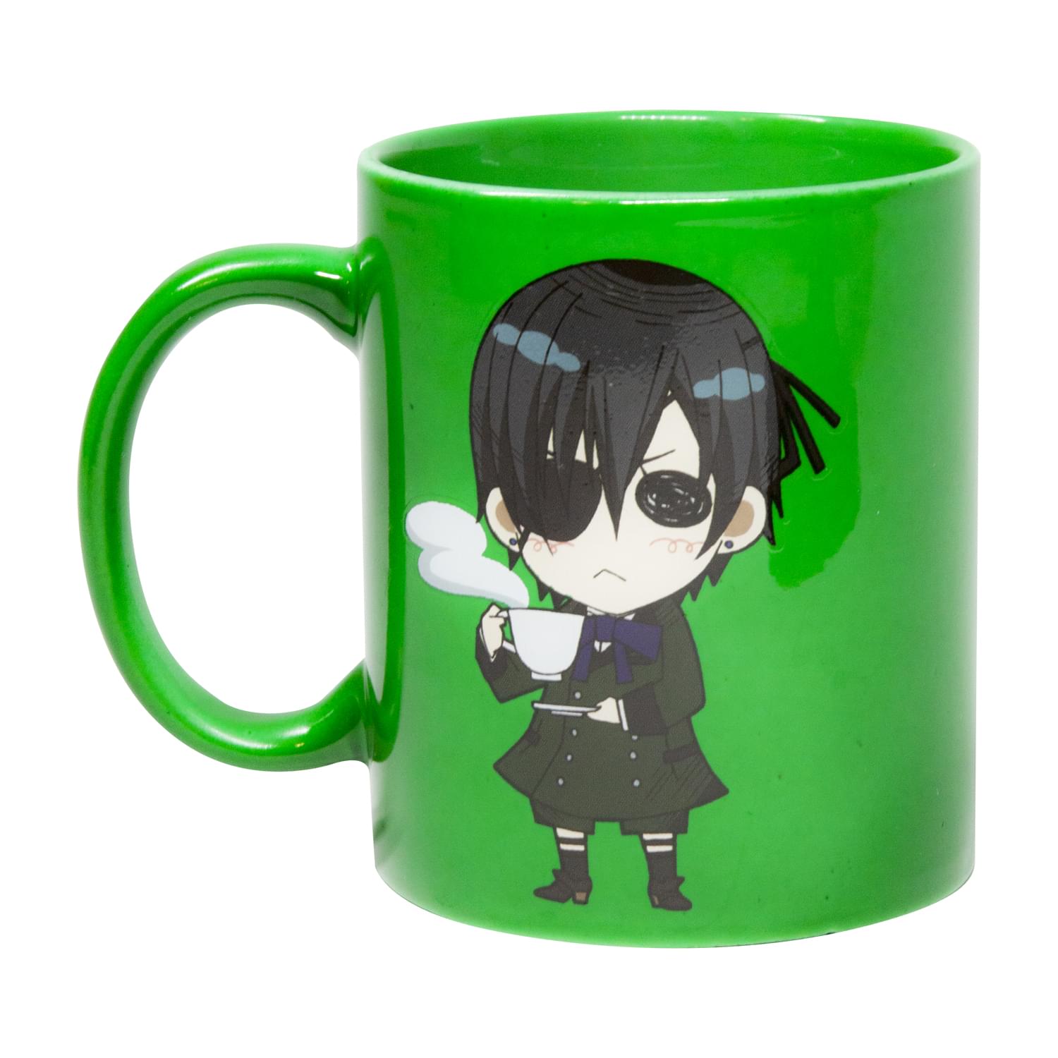 Photos - Mug / Cup Black Butler Collectibles | Green Coffee Mug with Black Logo SRE-BB-CIEL-C