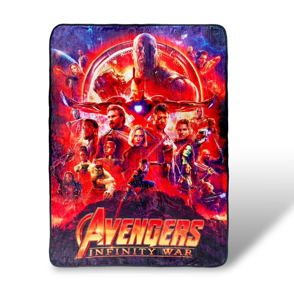 Avengers Infinity War Lightweight Fleece Throw Blanket, 45x60 Inches