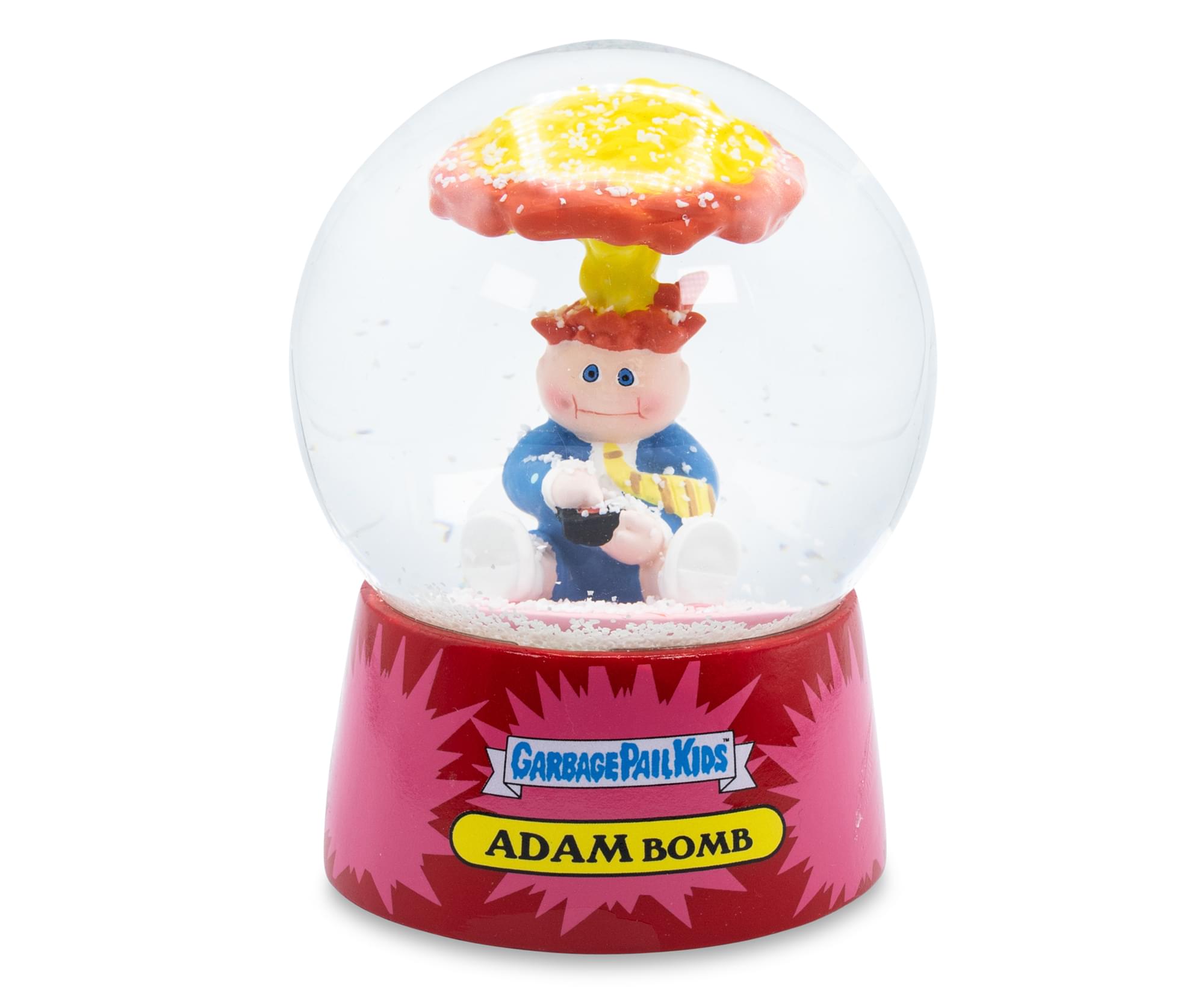 Garbage Pail Kids Adam Bomb Collectible Snow Globe , 4 Inches Tall