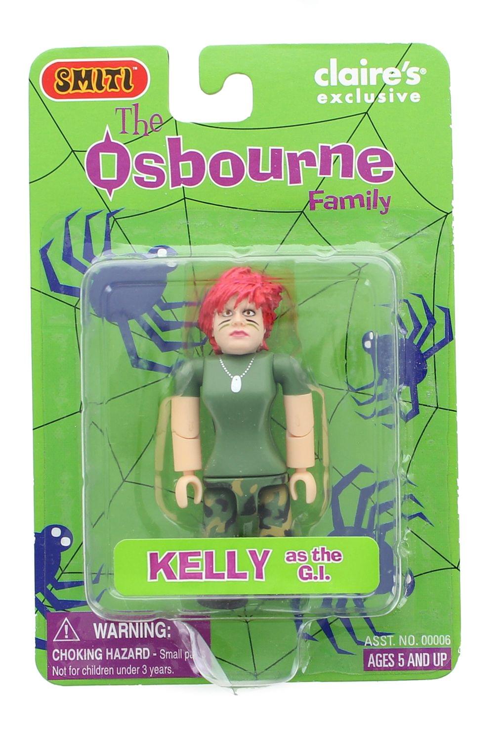 Photos - Action Figures / Transformers The Osbourne Family SMITI 3 Inch Mini Figure - Kelly as the G.I. Green Shi