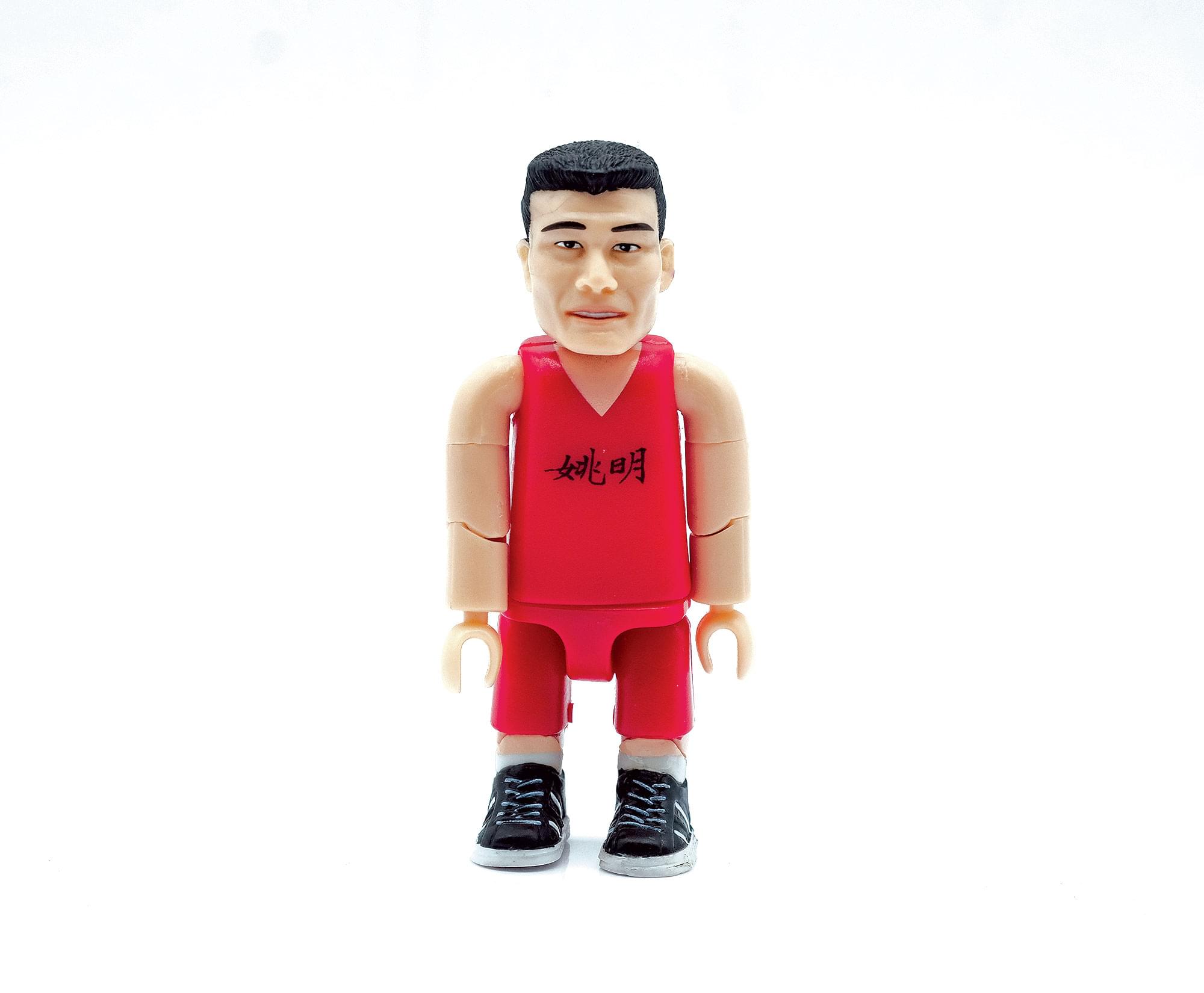 Houston Rockets NBA SMITI 3 Inch Mini Figure , Yao Ming TD
