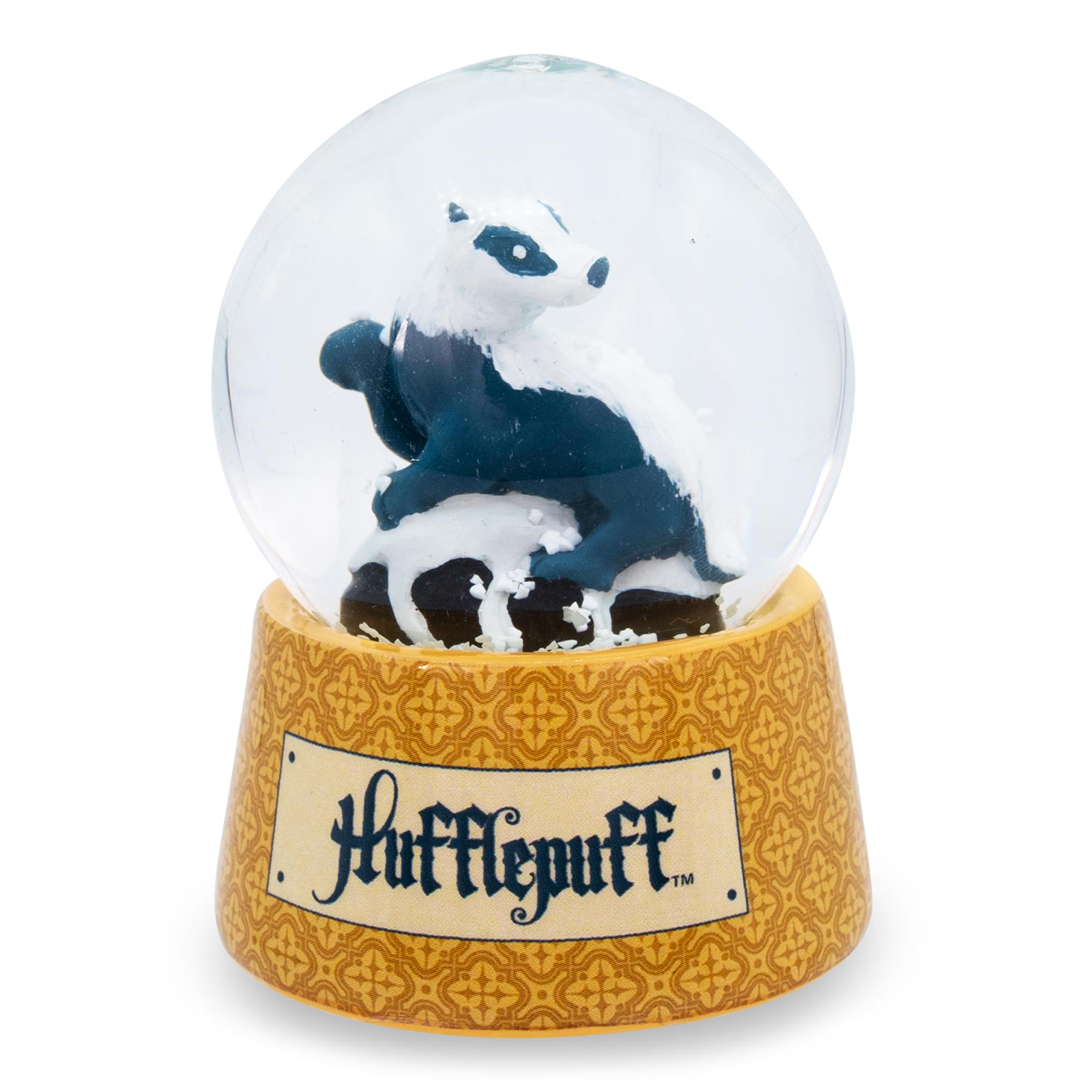 Harry Potter House Hufflepuff Collectible Snow Globe , 3 Inches Tall