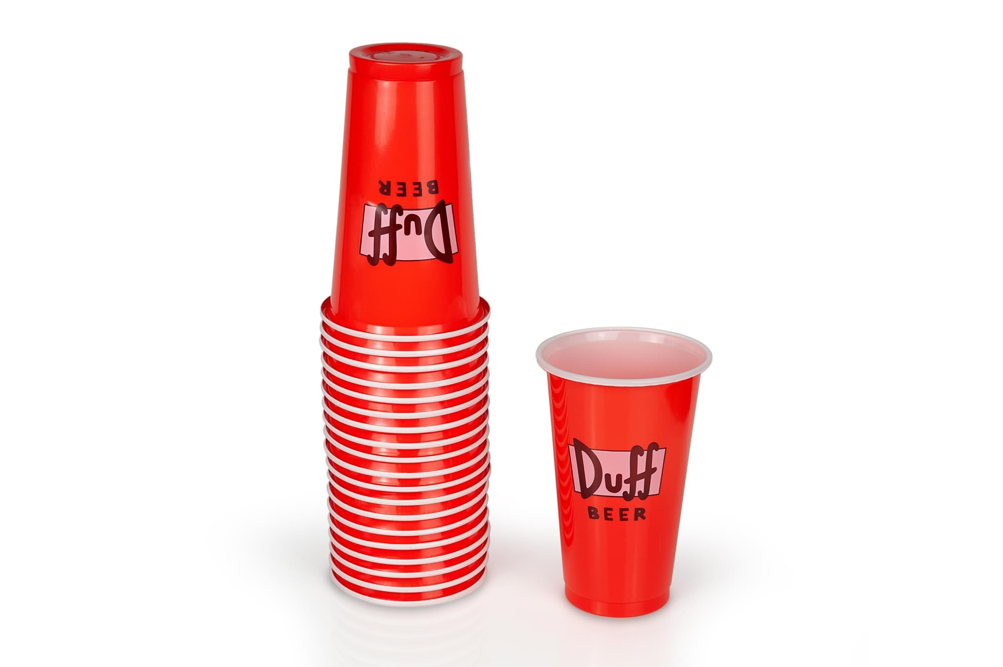 The Simpsons Duff Logo Disposable 18-Ounce Plastic Party Cups , 20 Count