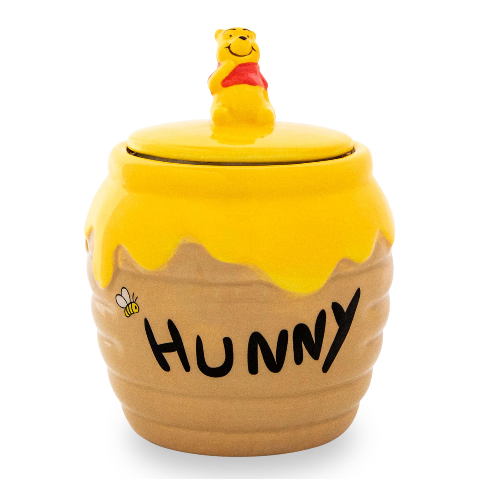 Disney Winnie The Pooh Hunny Pot Ceramic Snack Jar , 6 Inches Tall