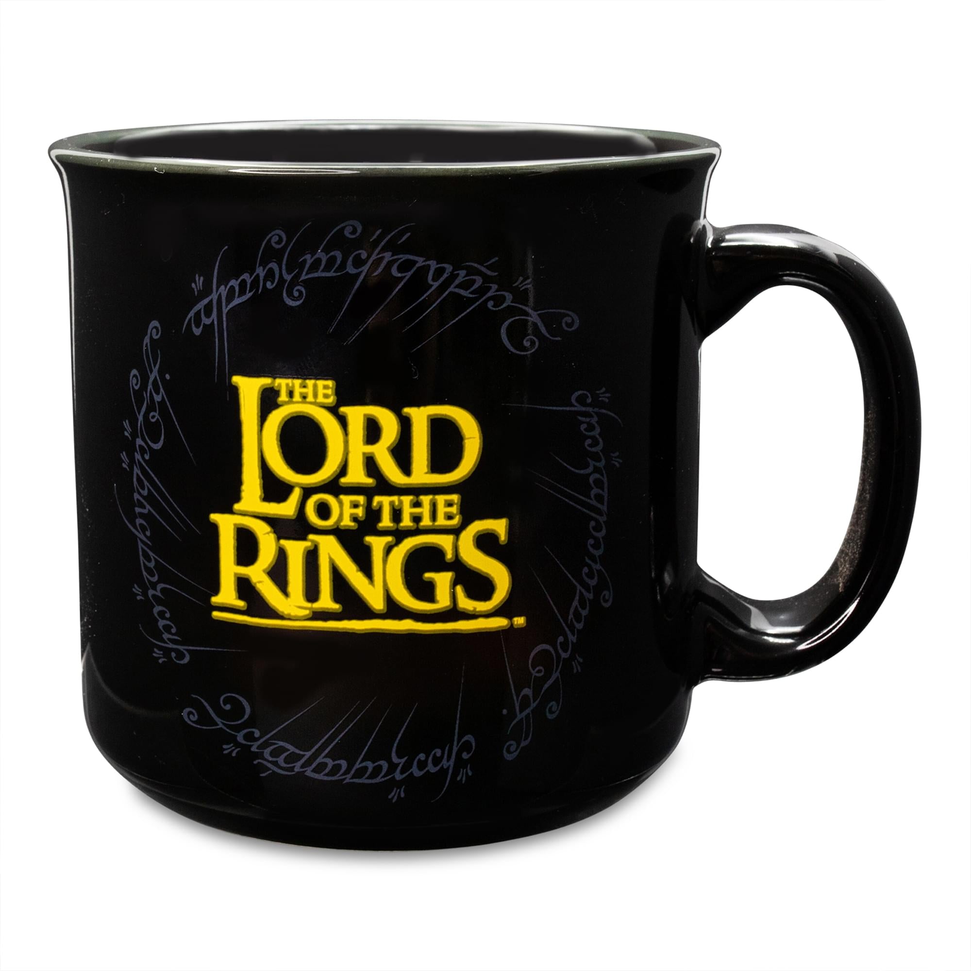 Photos - Mug / Cup The Lord Of The Rings Gondor Black Ceramic Camper Mug | Holds 20 Ounces SV