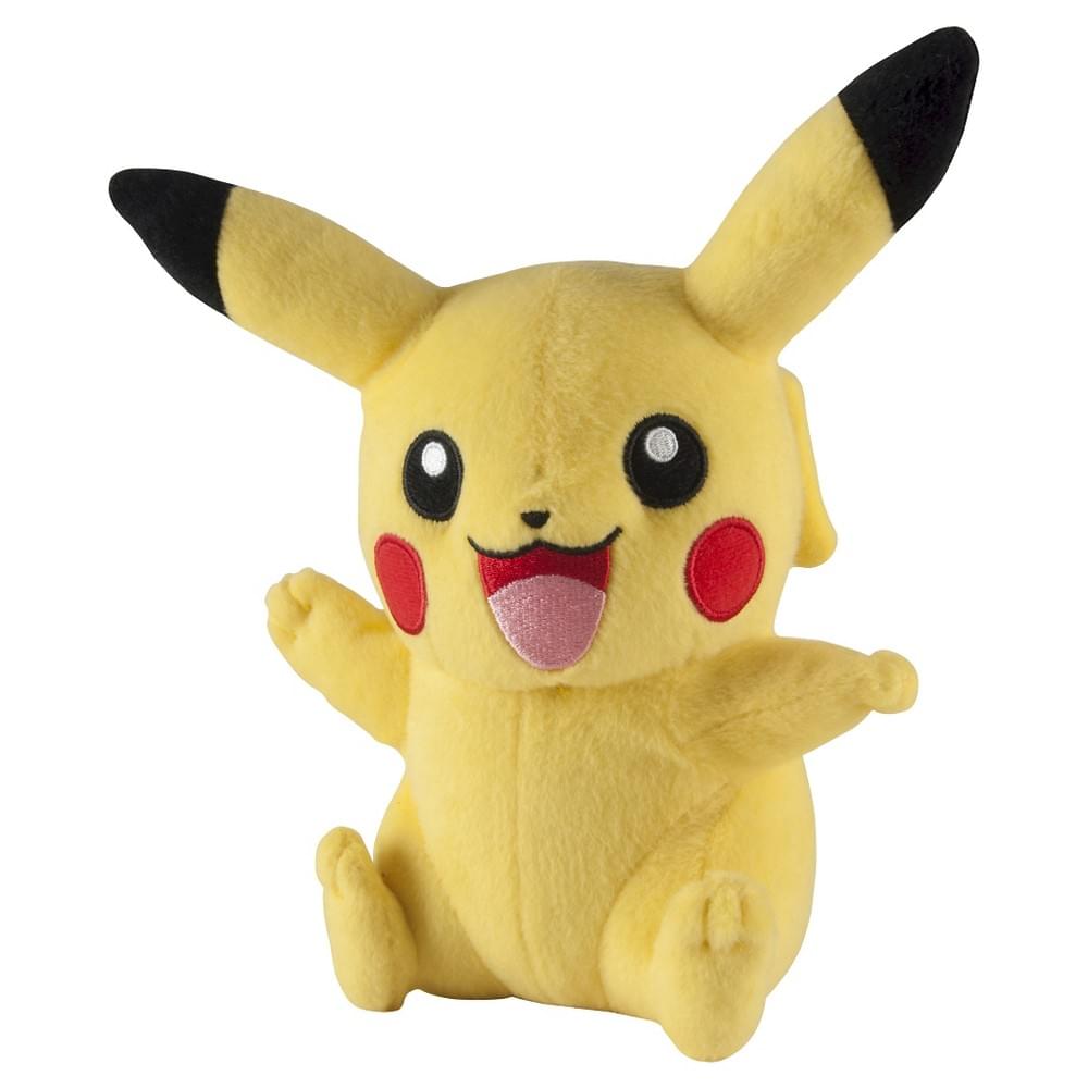 Pokemon Basic 8 Plush: Sitting Pikachu