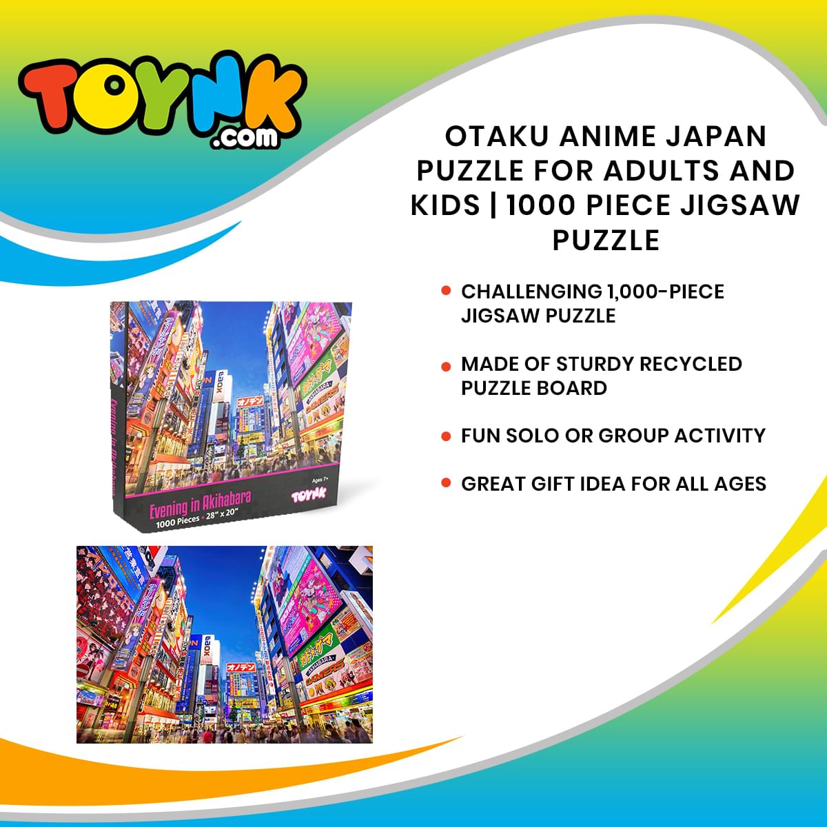 Otaku Anime District In Tokyo Puzzle Akihabara Fun Puzzle Games For Family Game Night 1000 Piece Jigsaw Puzzle Japan Puzzle For Adults And Kids Puzzles Toys Games Focusgymmulwala Com Au