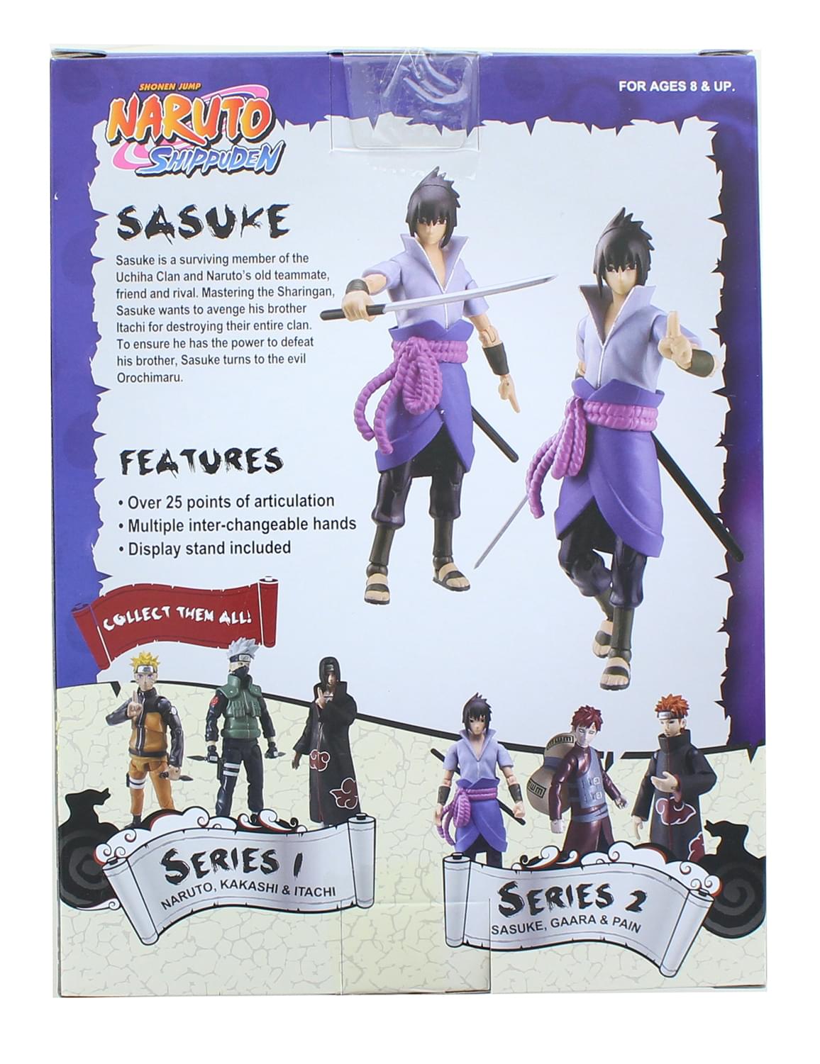 naruto action figures sasuke