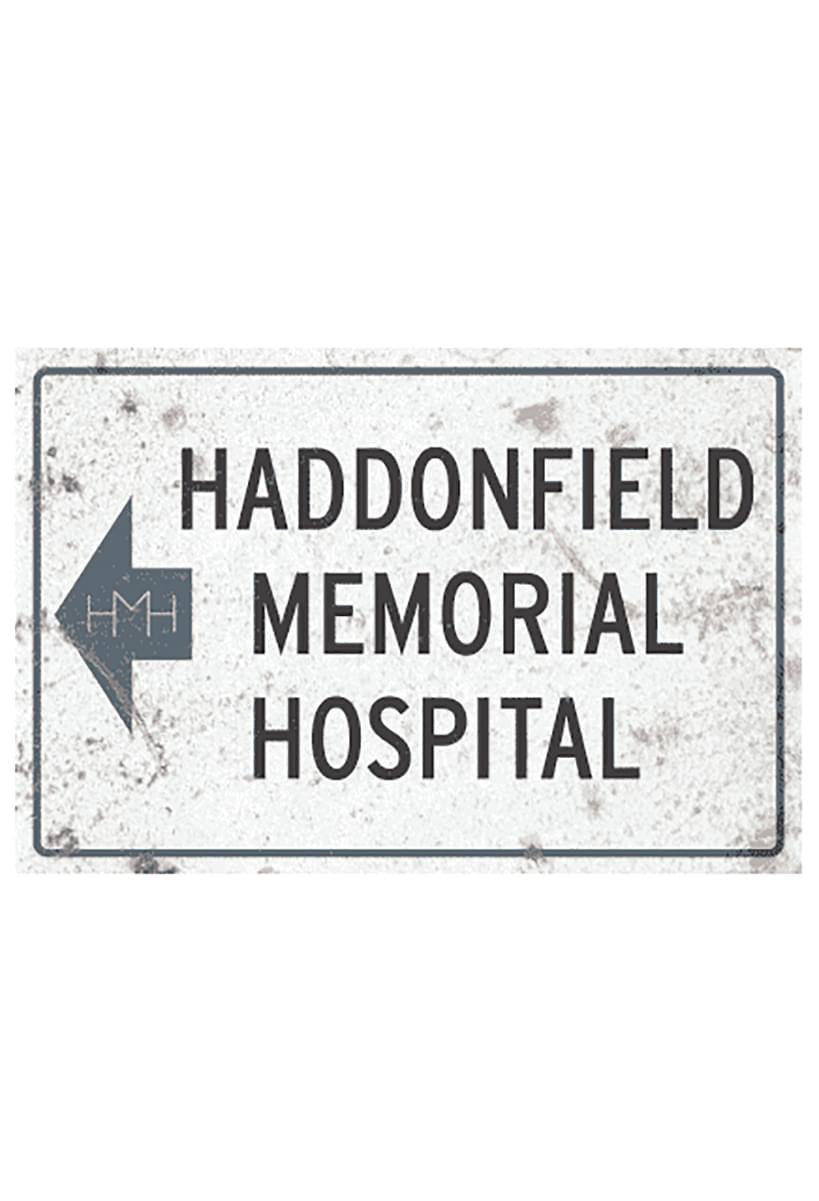 Photos - Other interior and decor Halloween II Haddonfield Memorial Hospital Metal Sign TOT-SFUS111-C