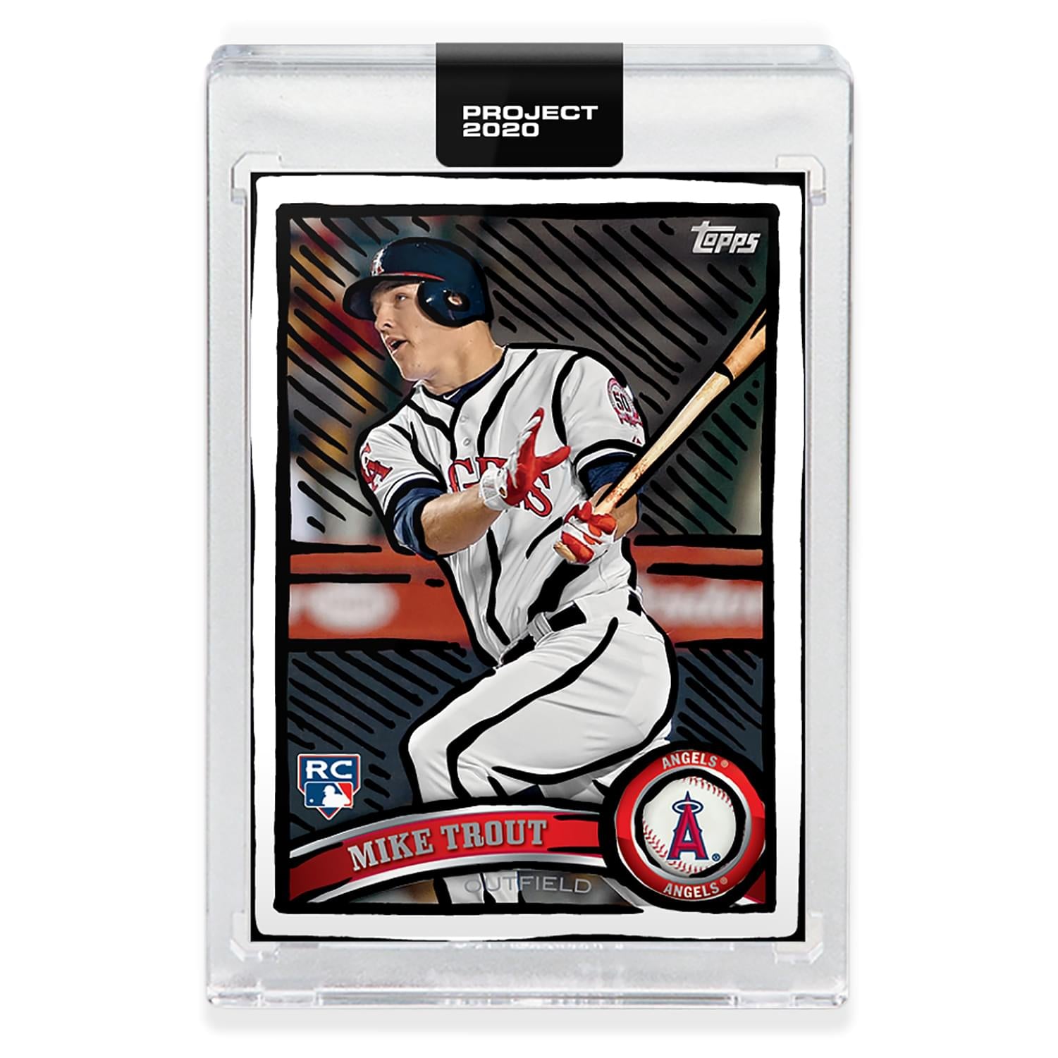 Topps PROJECT 2020 Card 207 - 2011 Mike Trout By Joshua Vides