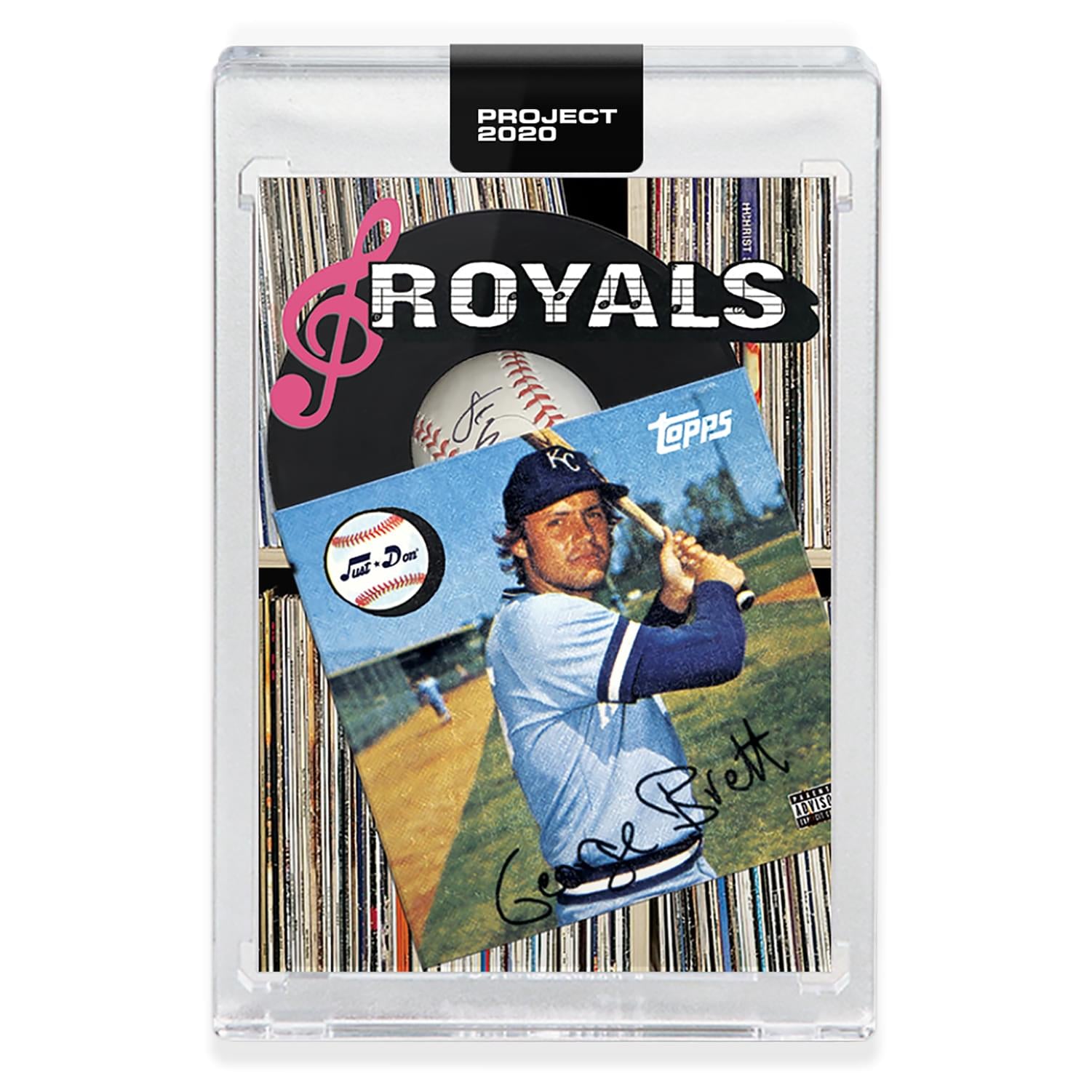 Topps PROJECT 2020 Card 212 - 1975 George Brett by Don C
