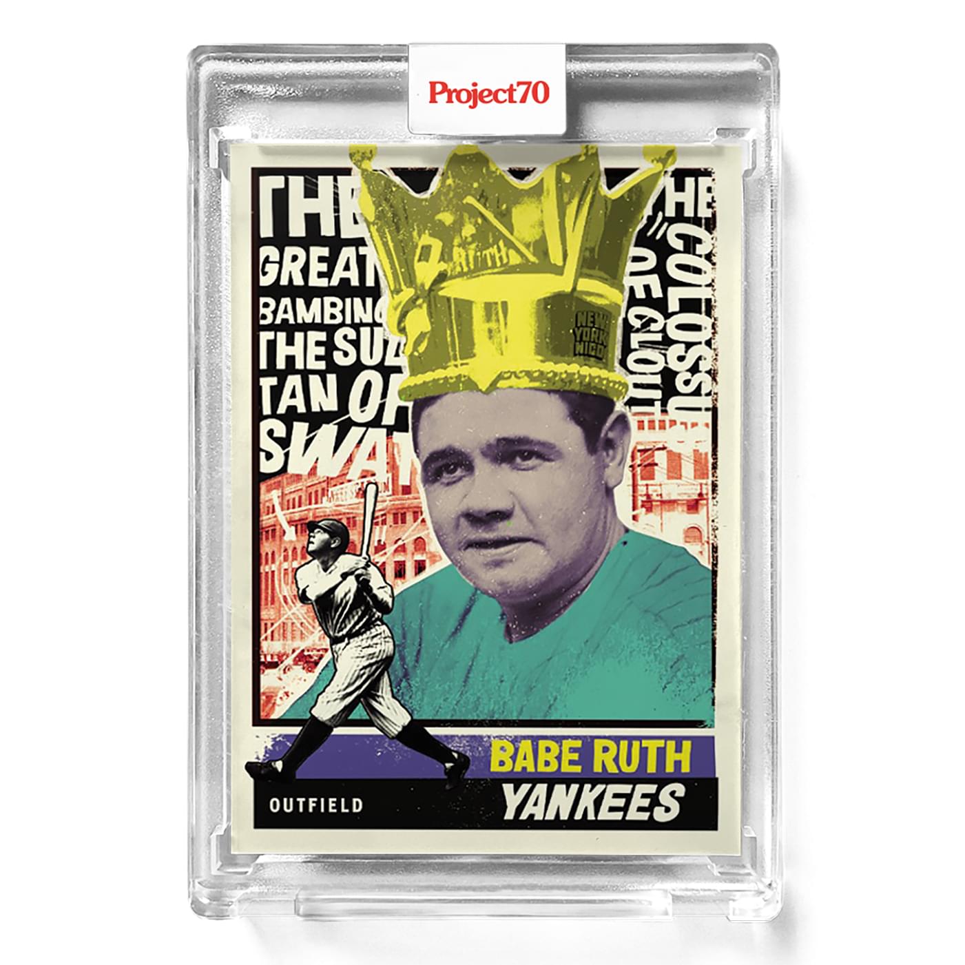 Topps Project70 Card 580 , 1976 Babe Ruth By New York Nico