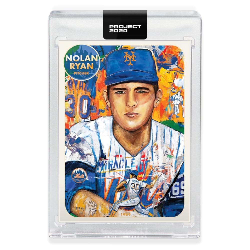 Topps PROJECT 2020 Card 67 - 1969 Nolan Ryan By Andrew Thiel